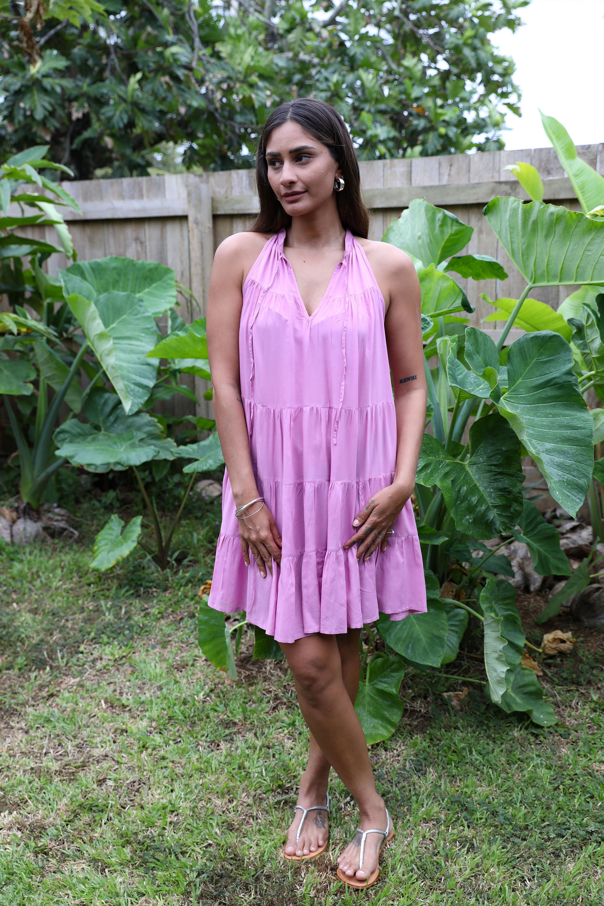 Pink Light Weight Mini Dress