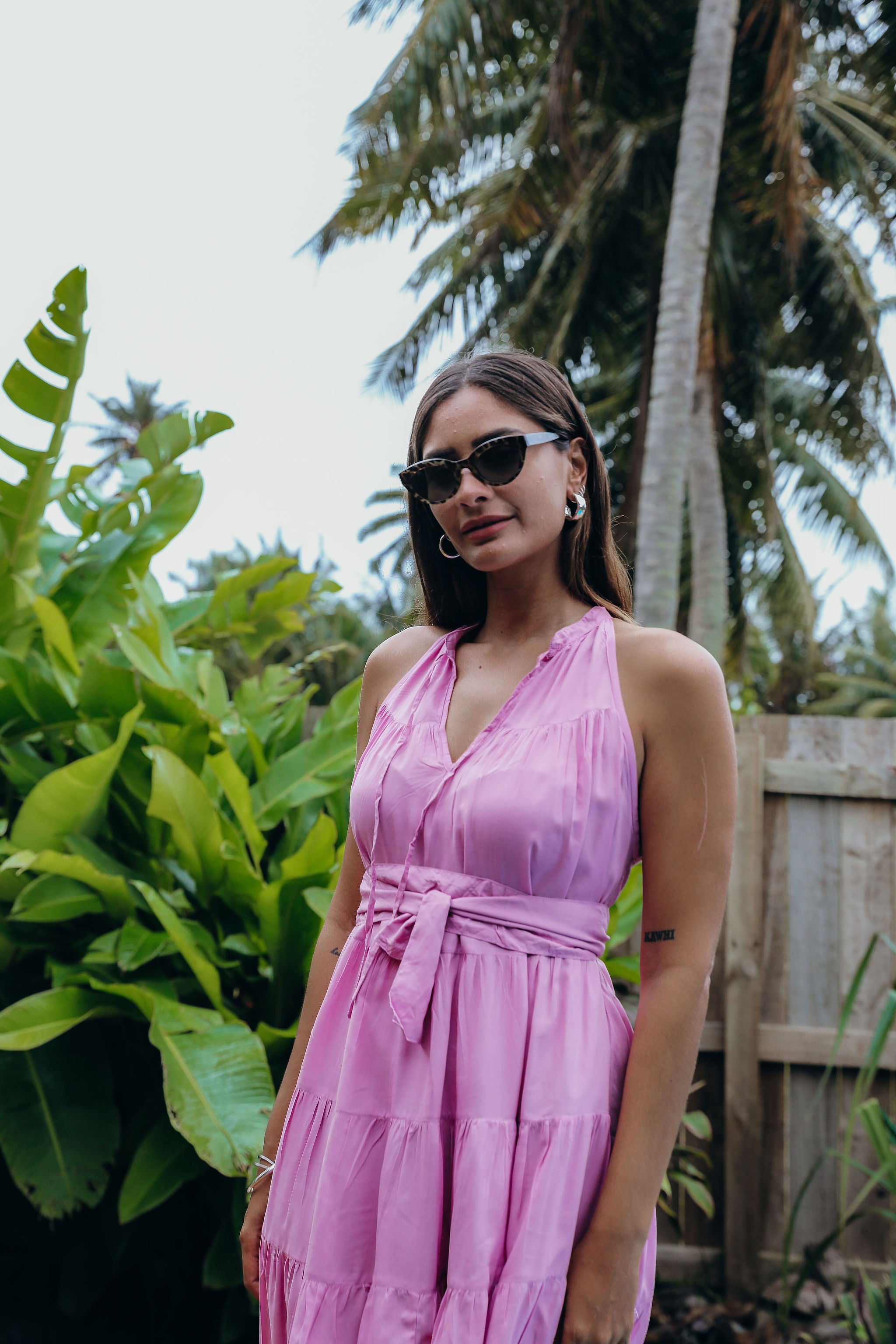 Pink Light Weight Mini Dress
