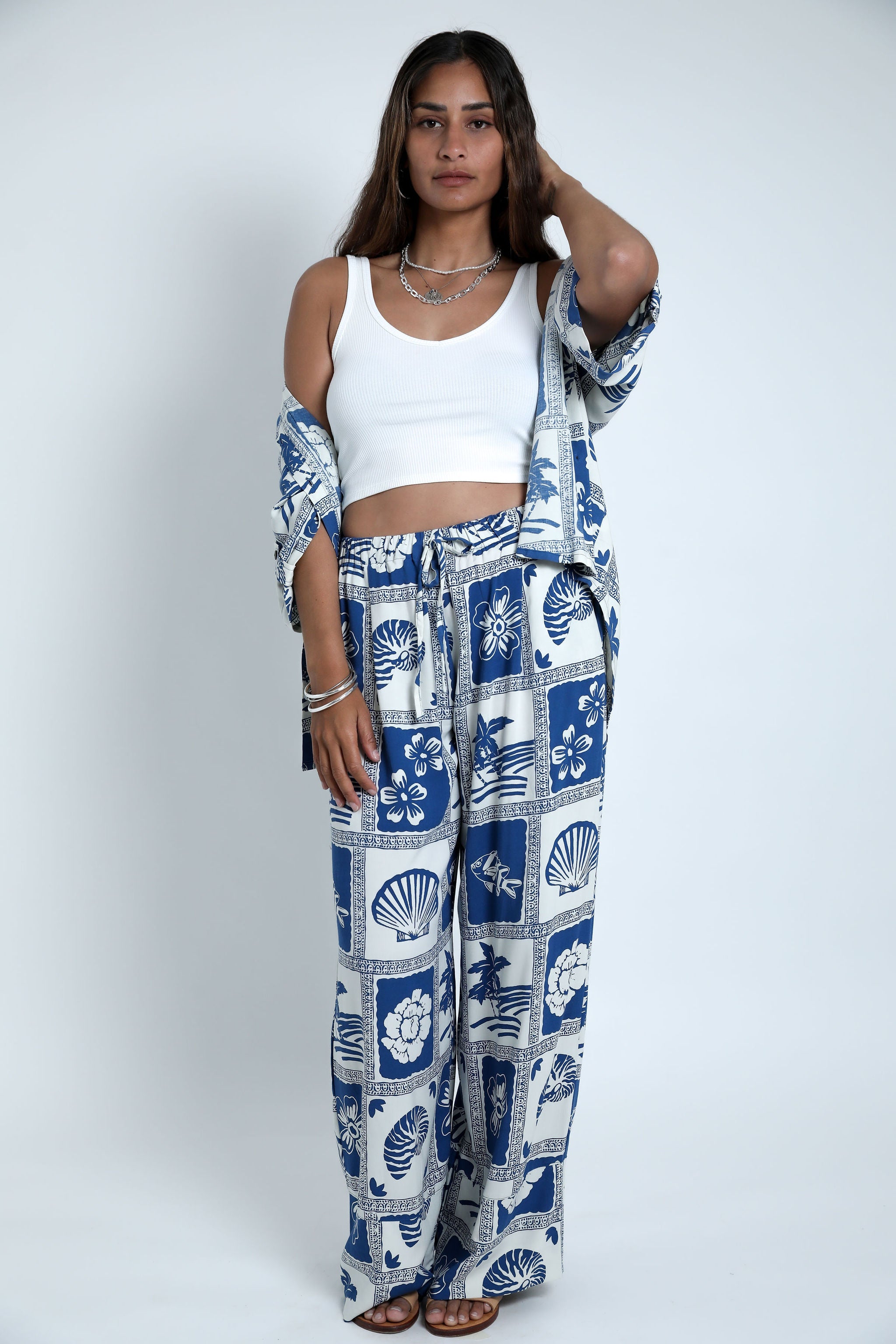 Navy Vaca Grace Pant