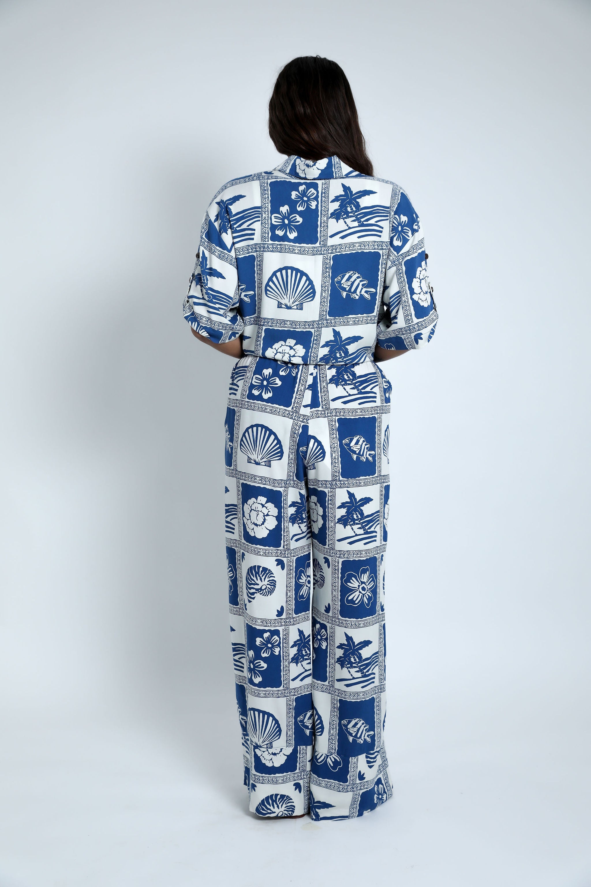 Navy Vaca Scarlett Shirt
