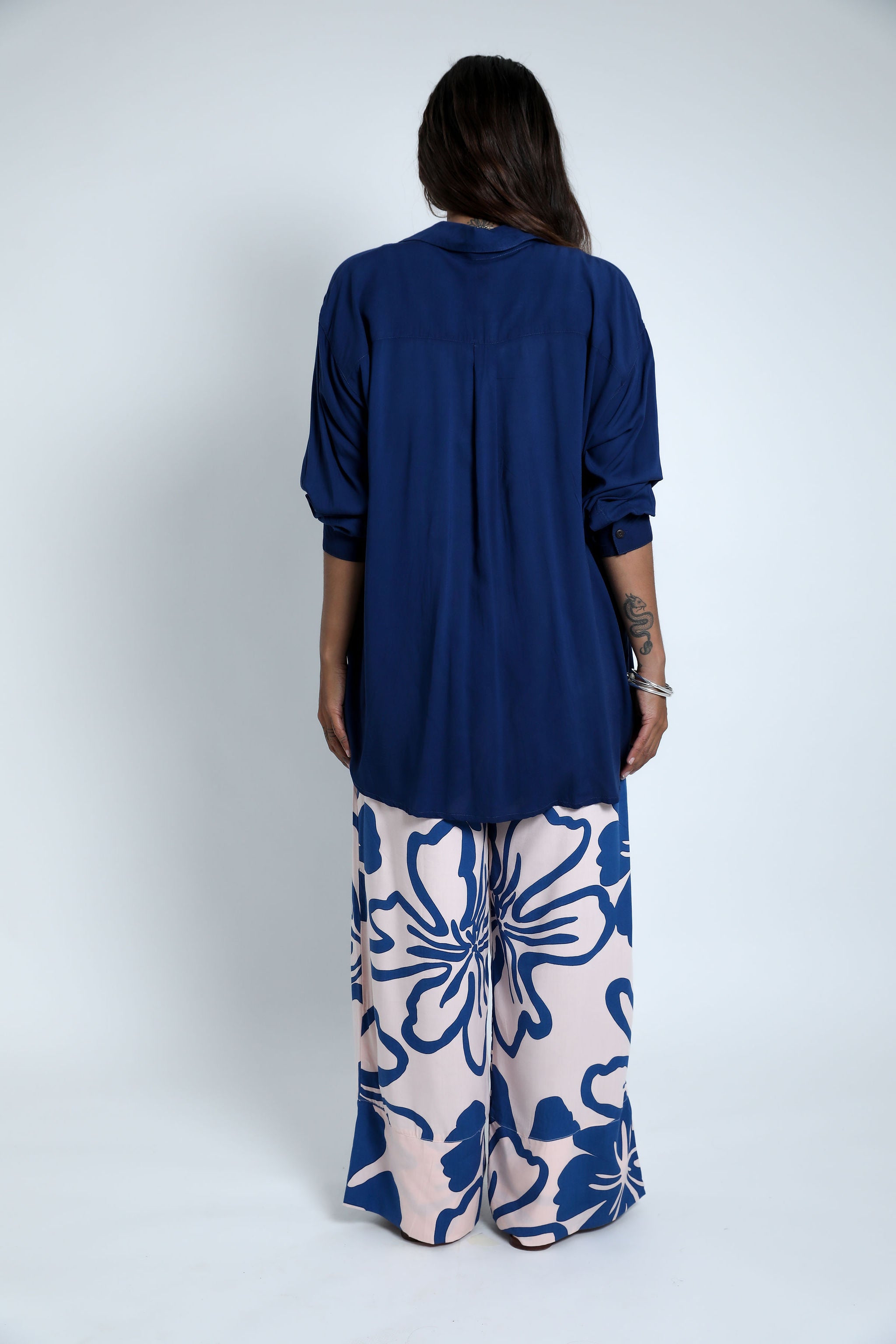 Navy Night Oversized Shirt