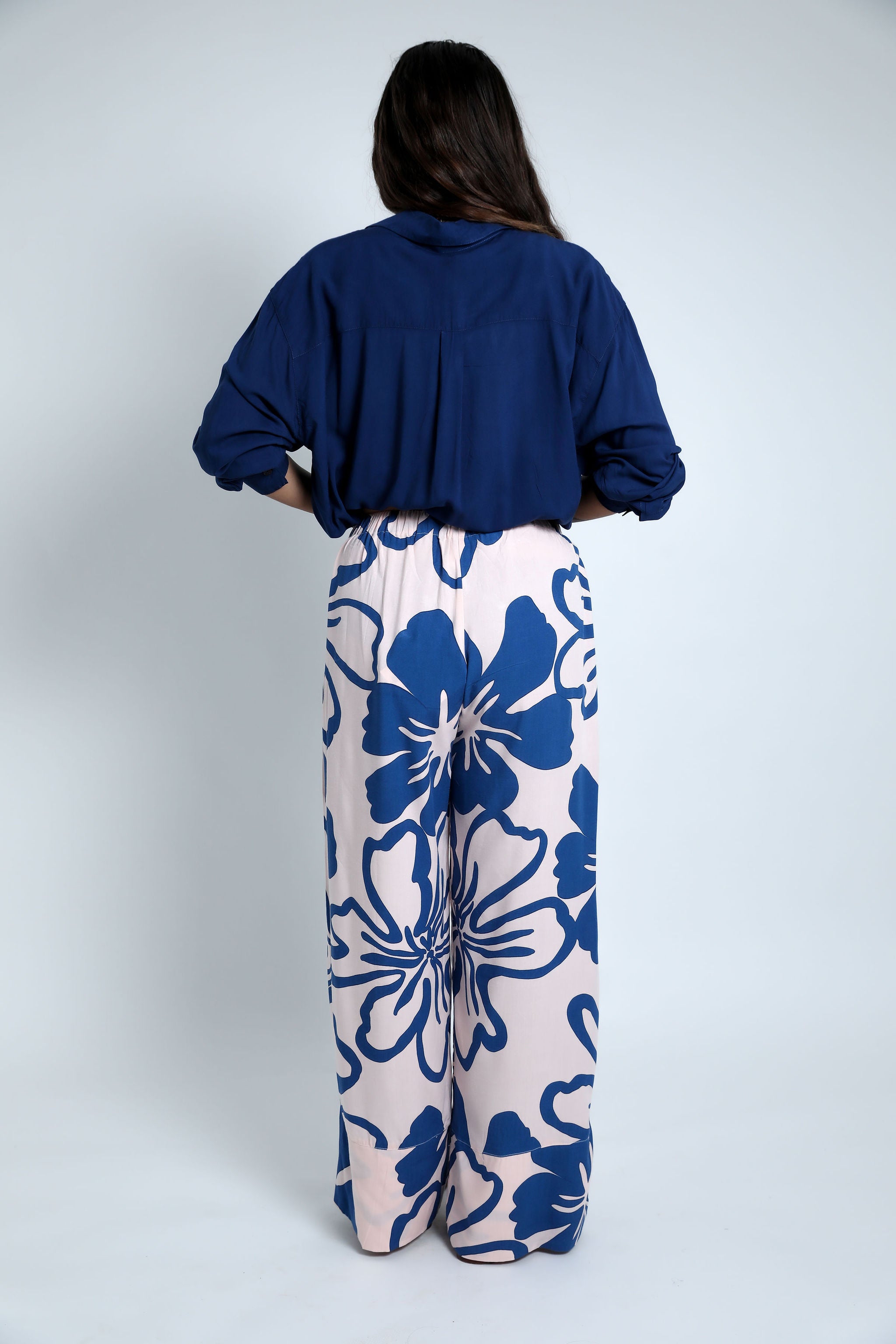 Pink and Navy Te Kaute Grace Pant