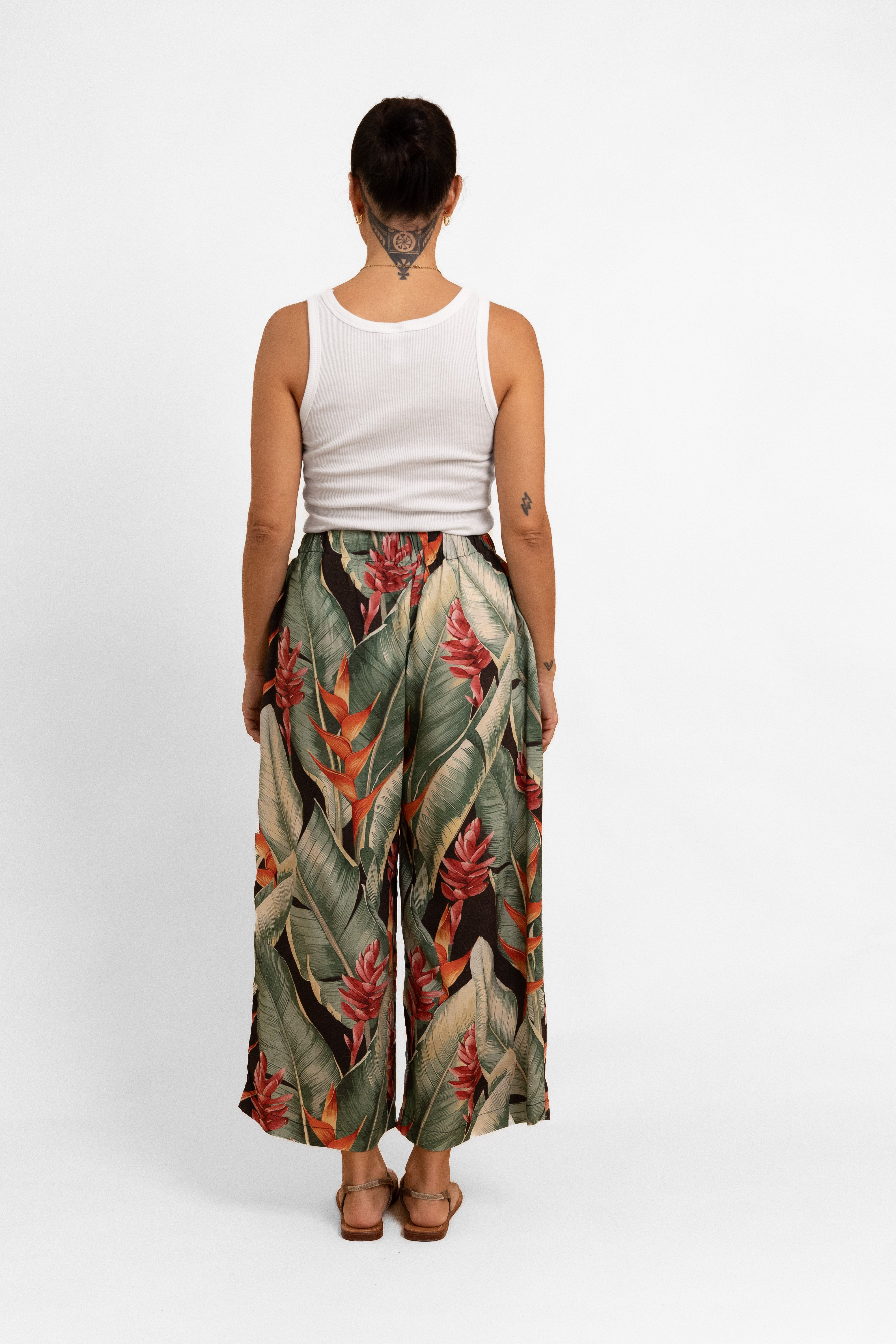 Heliconia Cropped Grace Pant
