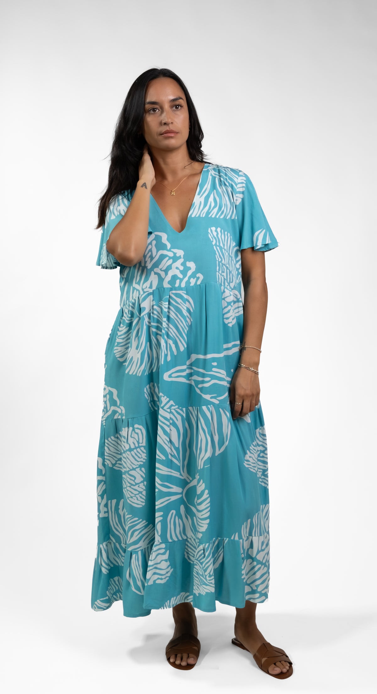 Jade Moana Shell Tia Midi Dress