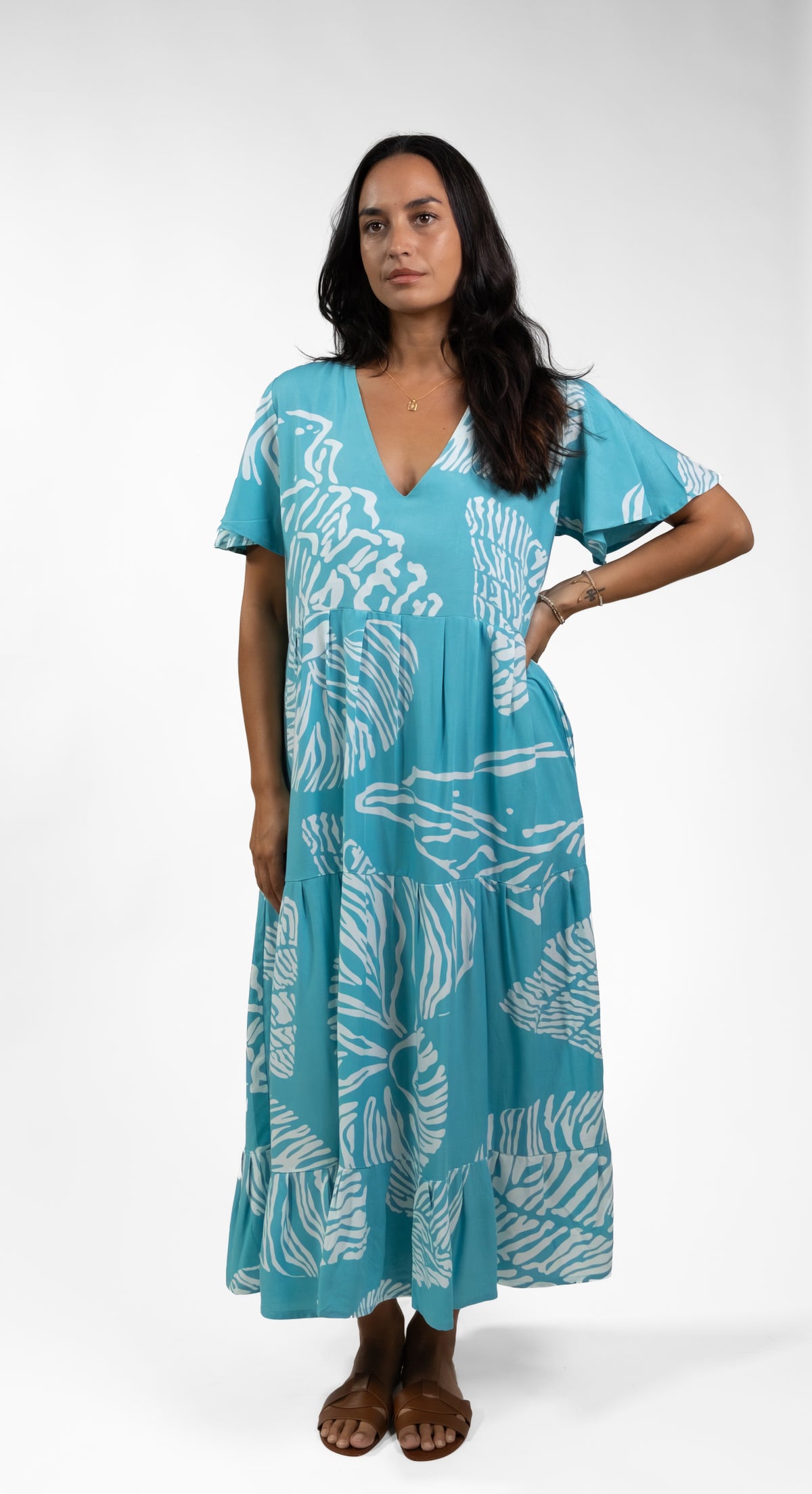 Jade Moana Shell Tia Midi Dress