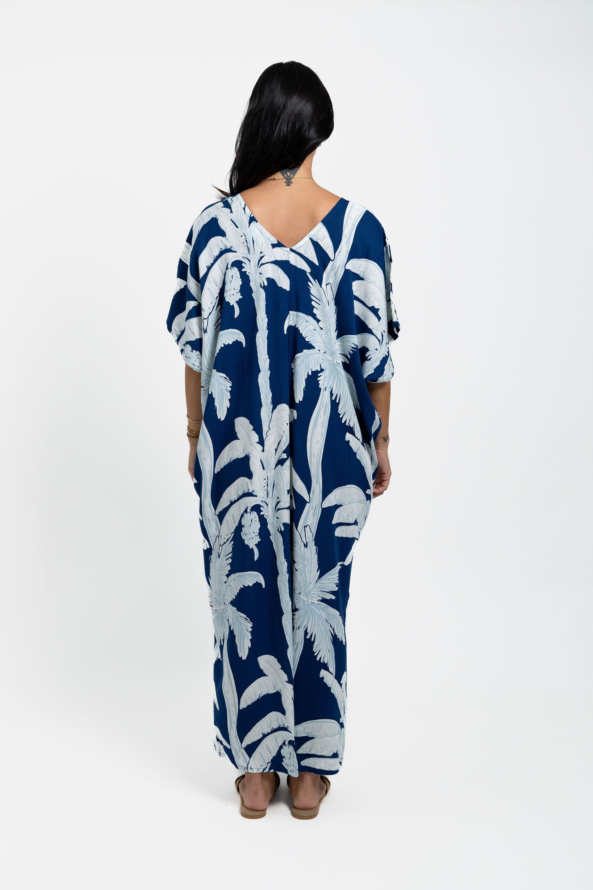 Blue Moana Coco Palms Mana Kaftan