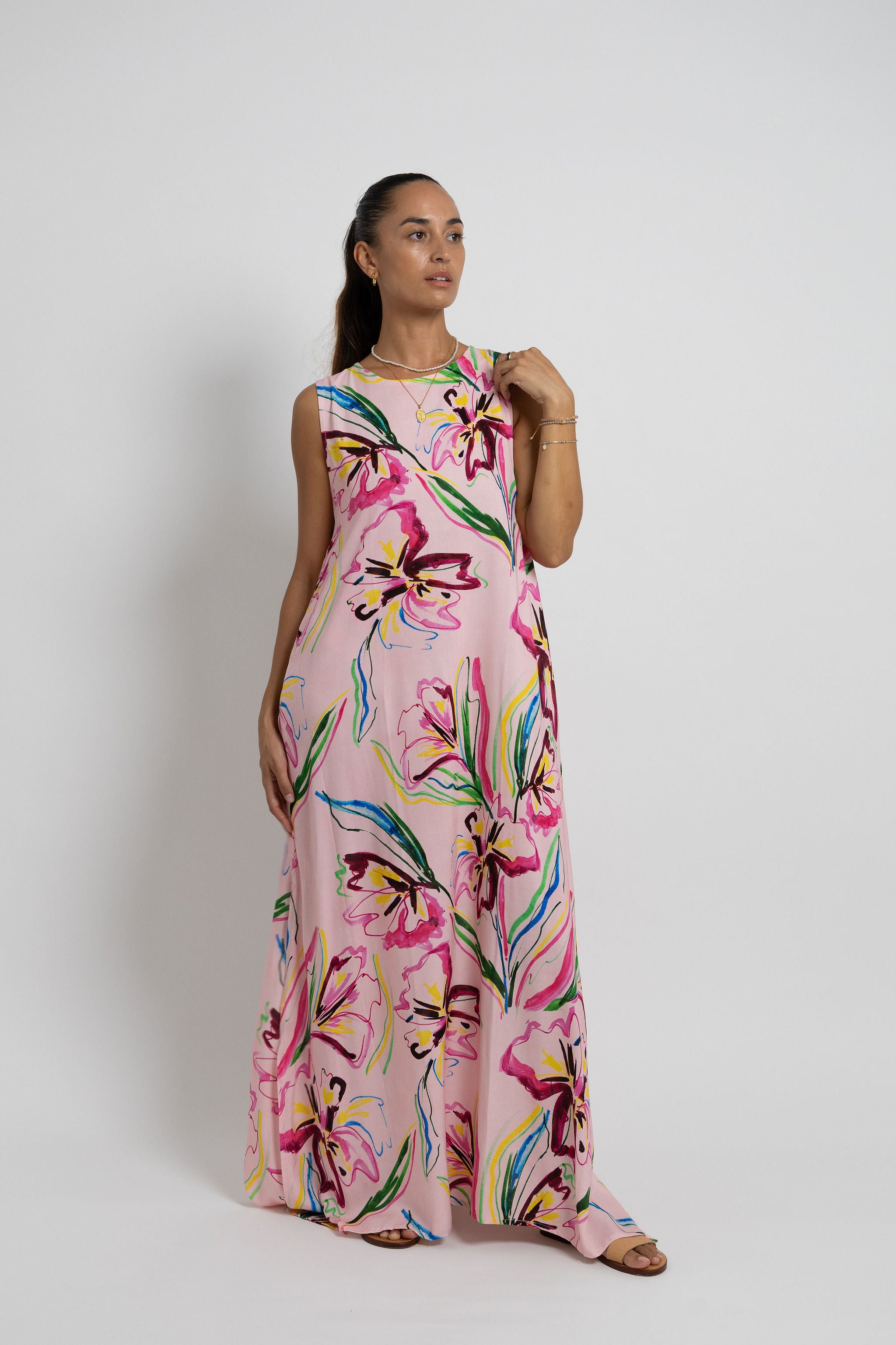 Pink Maire Api Mere Maxi Dress