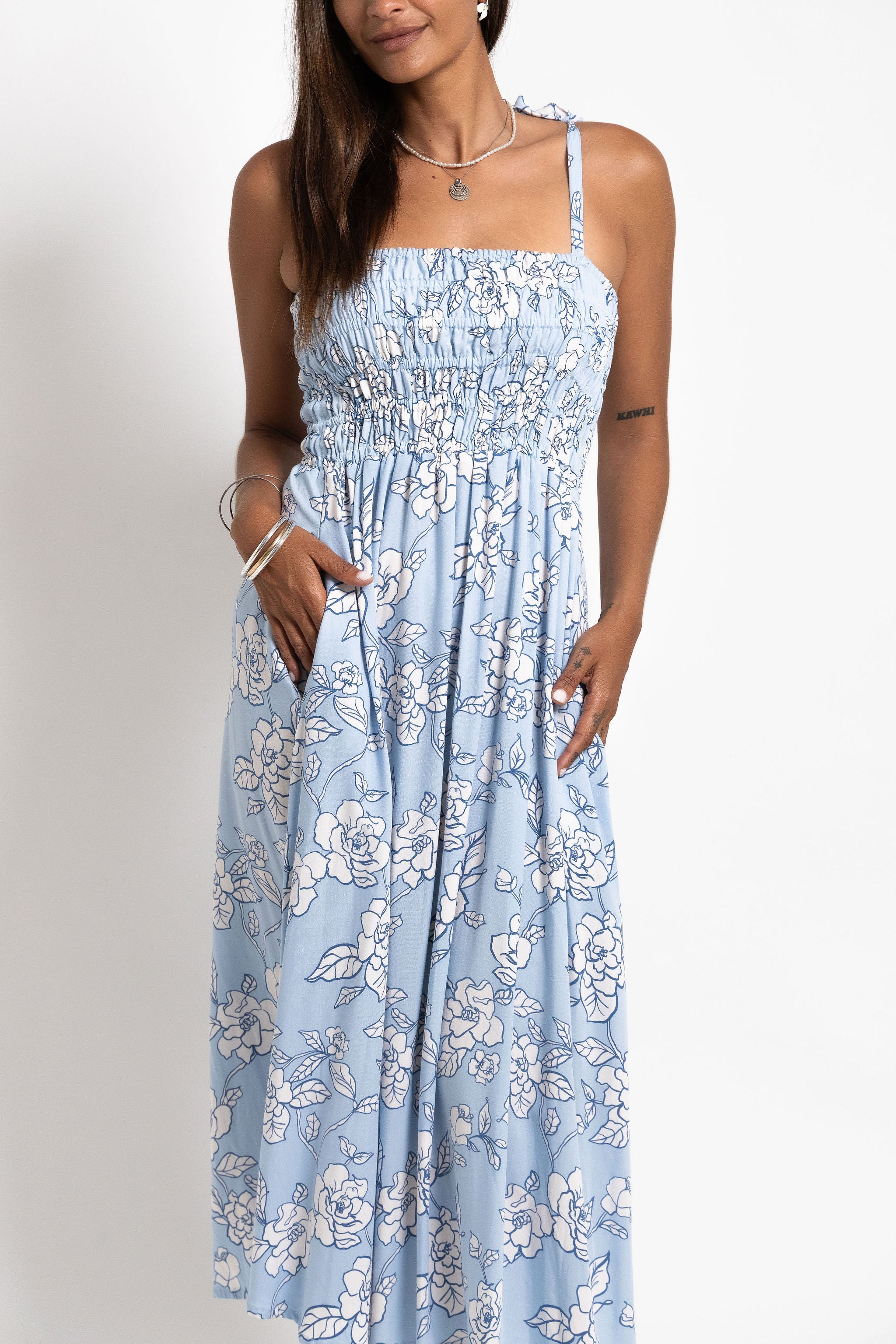 Sky Blue Taina Chloe Dress