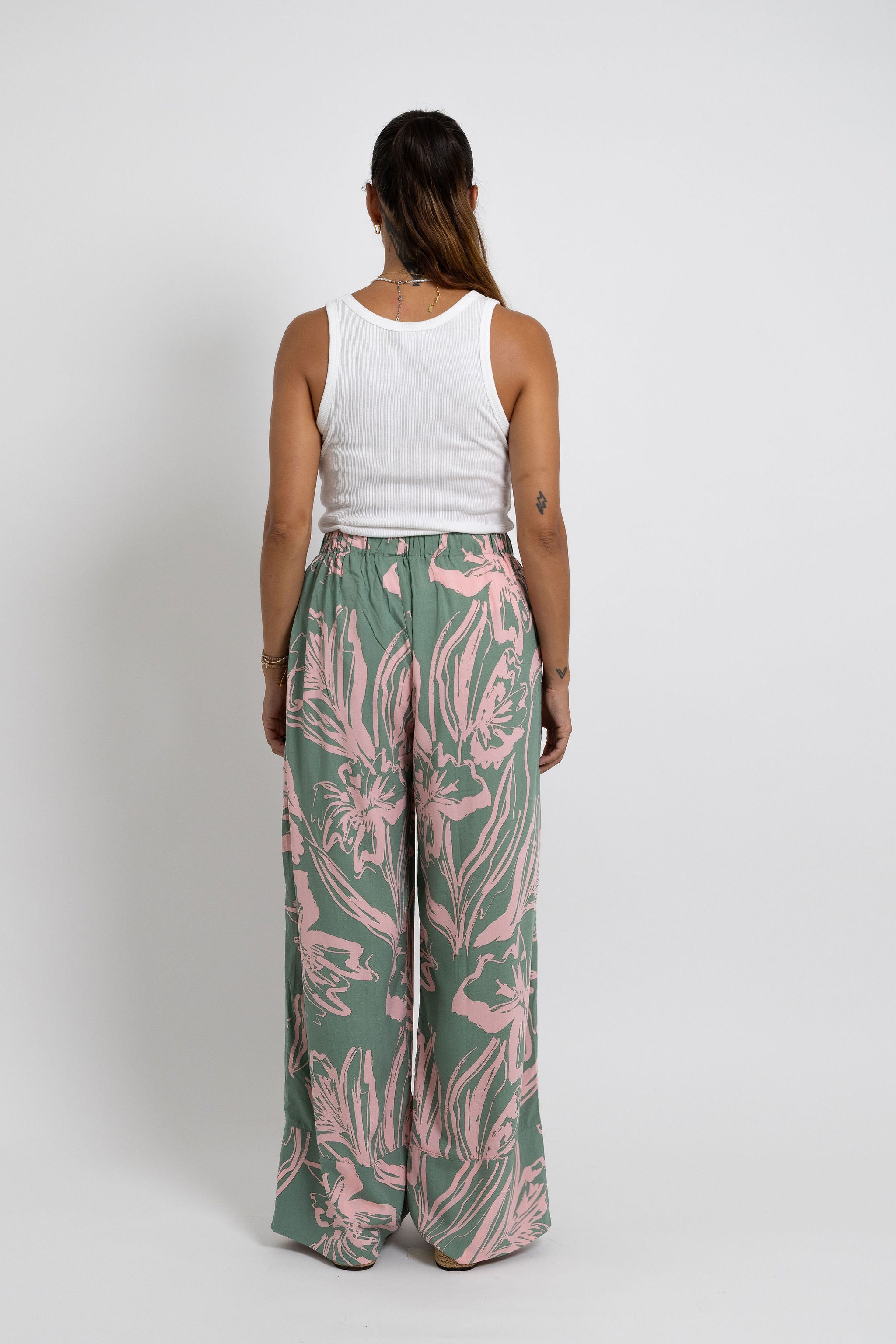 Pink Khaki Tiare Dreams Grace Pant