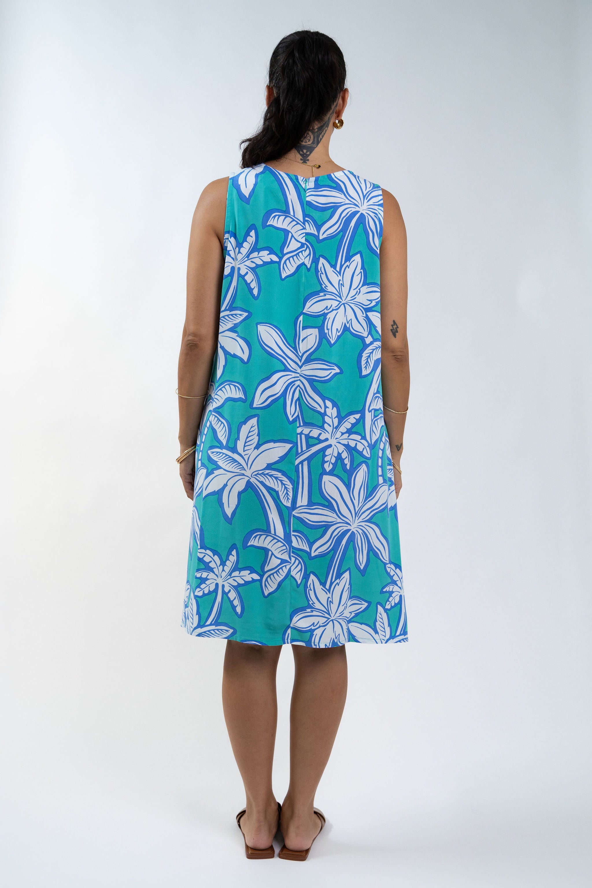 Green Moana Grove Mere Mini Dress
