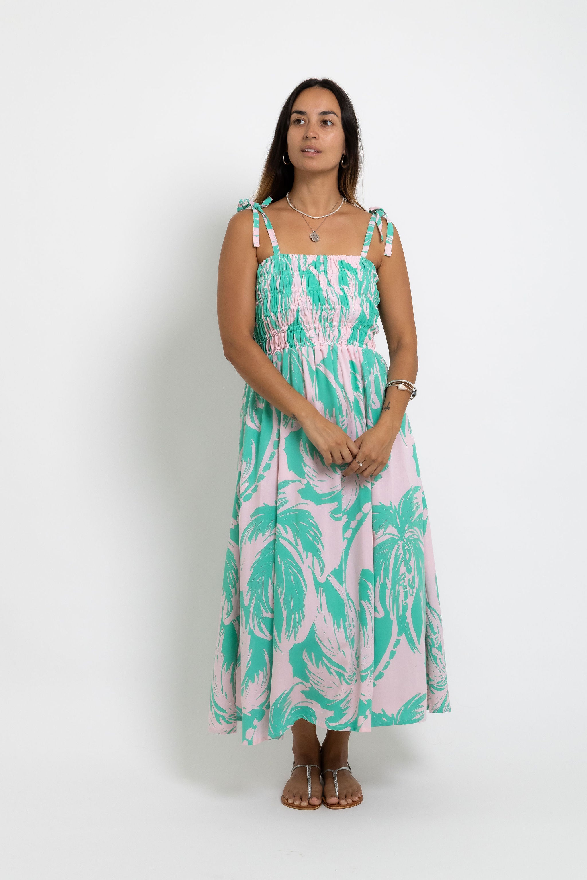 Pink Jade Coconut Swell Chloe Dress