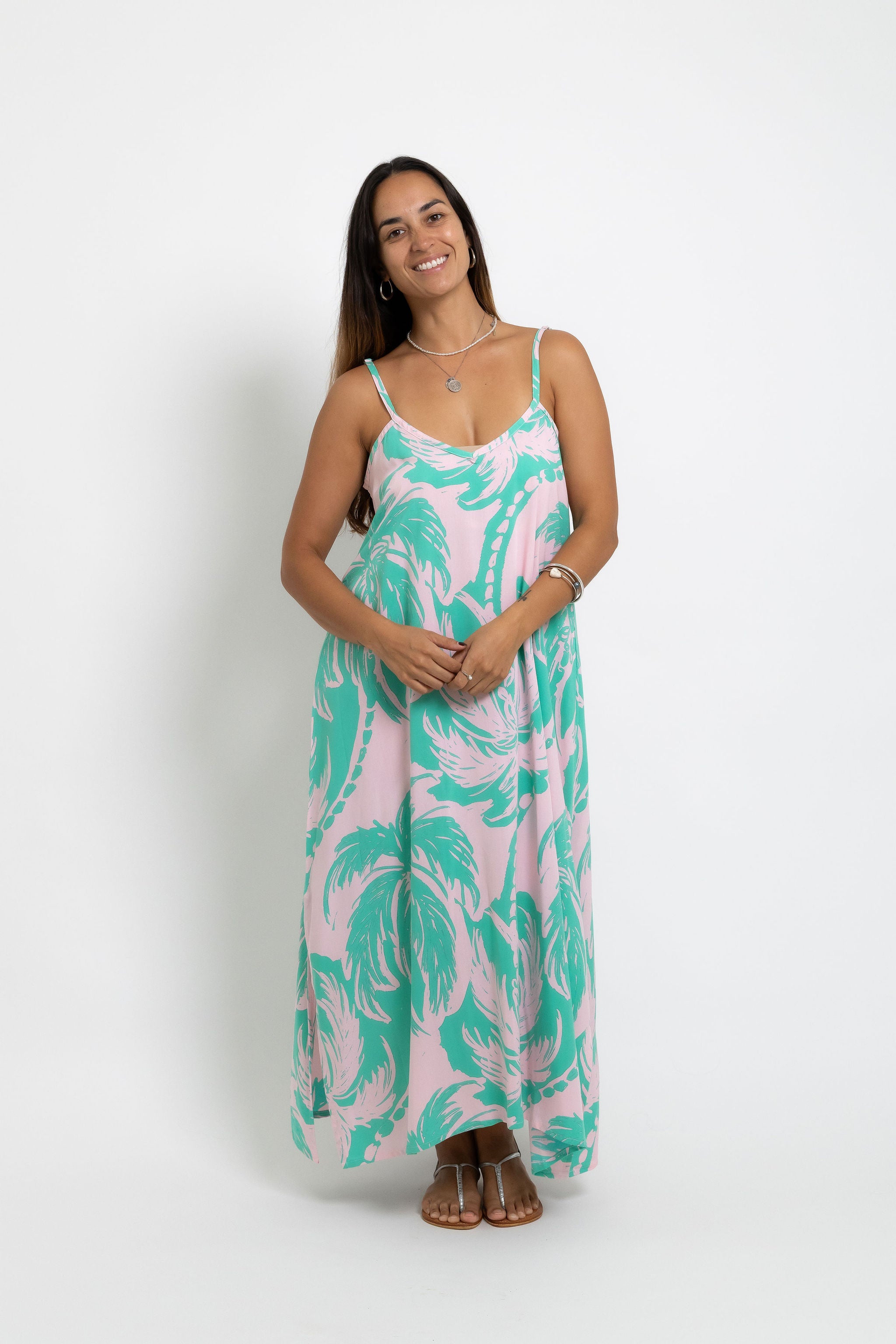 Pink Jade Coco Swell Manu Maxi