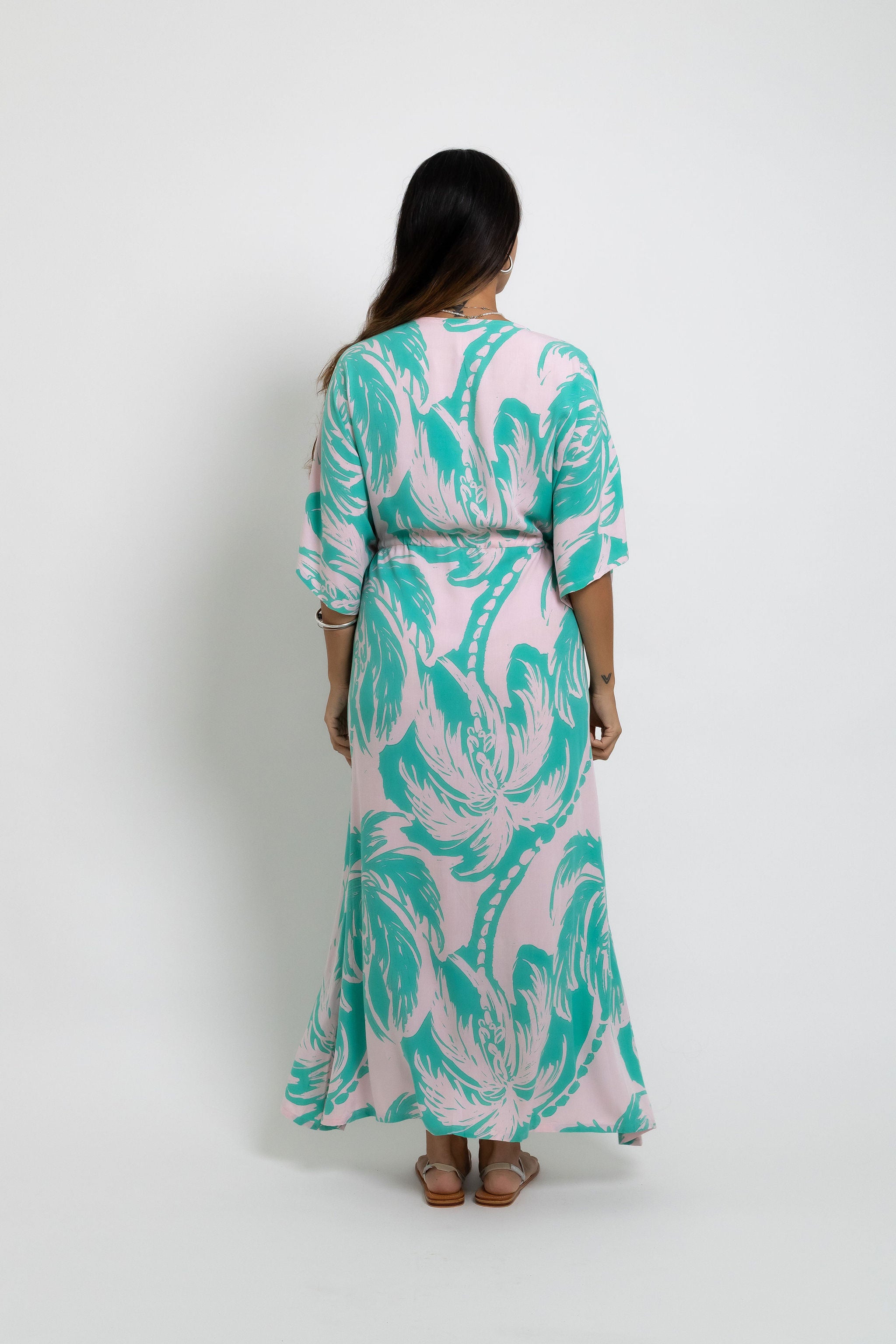 Pink Jade Coconut Swell Rene Kaftan