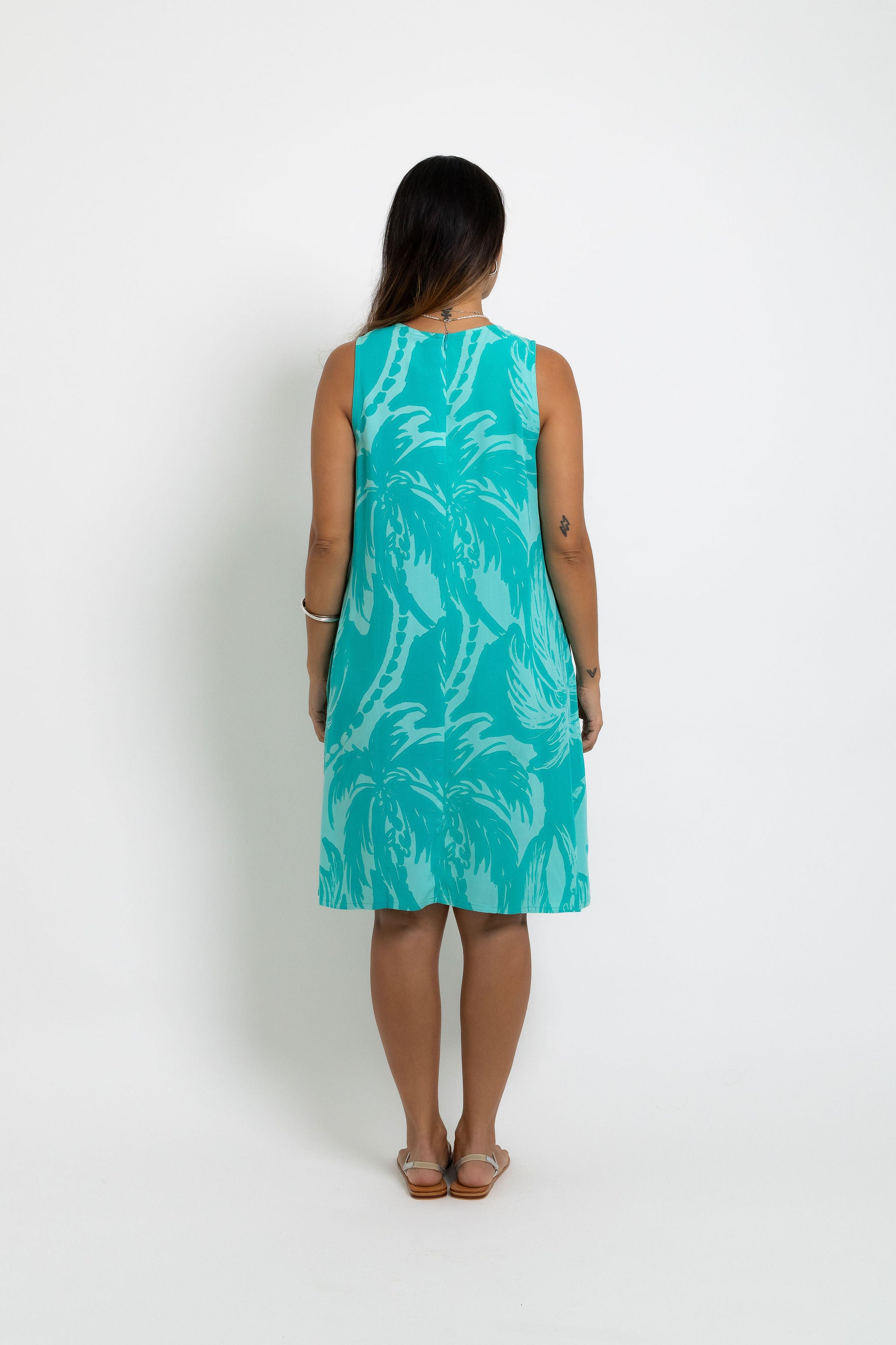 Aqua Jade Coconut Swell Mini Mere Maxi Dress
