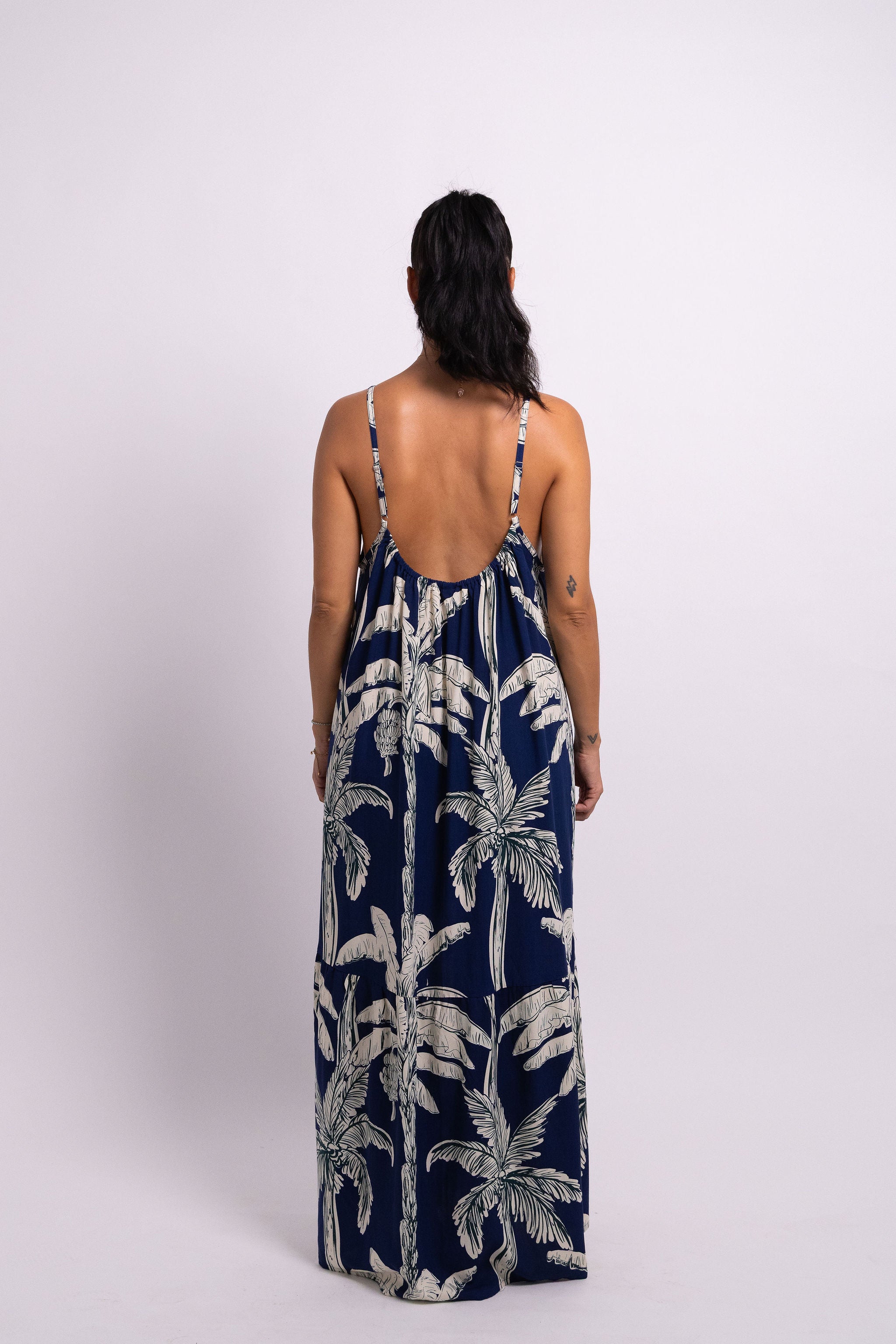 Navy Coco Palm Rama Maxi
