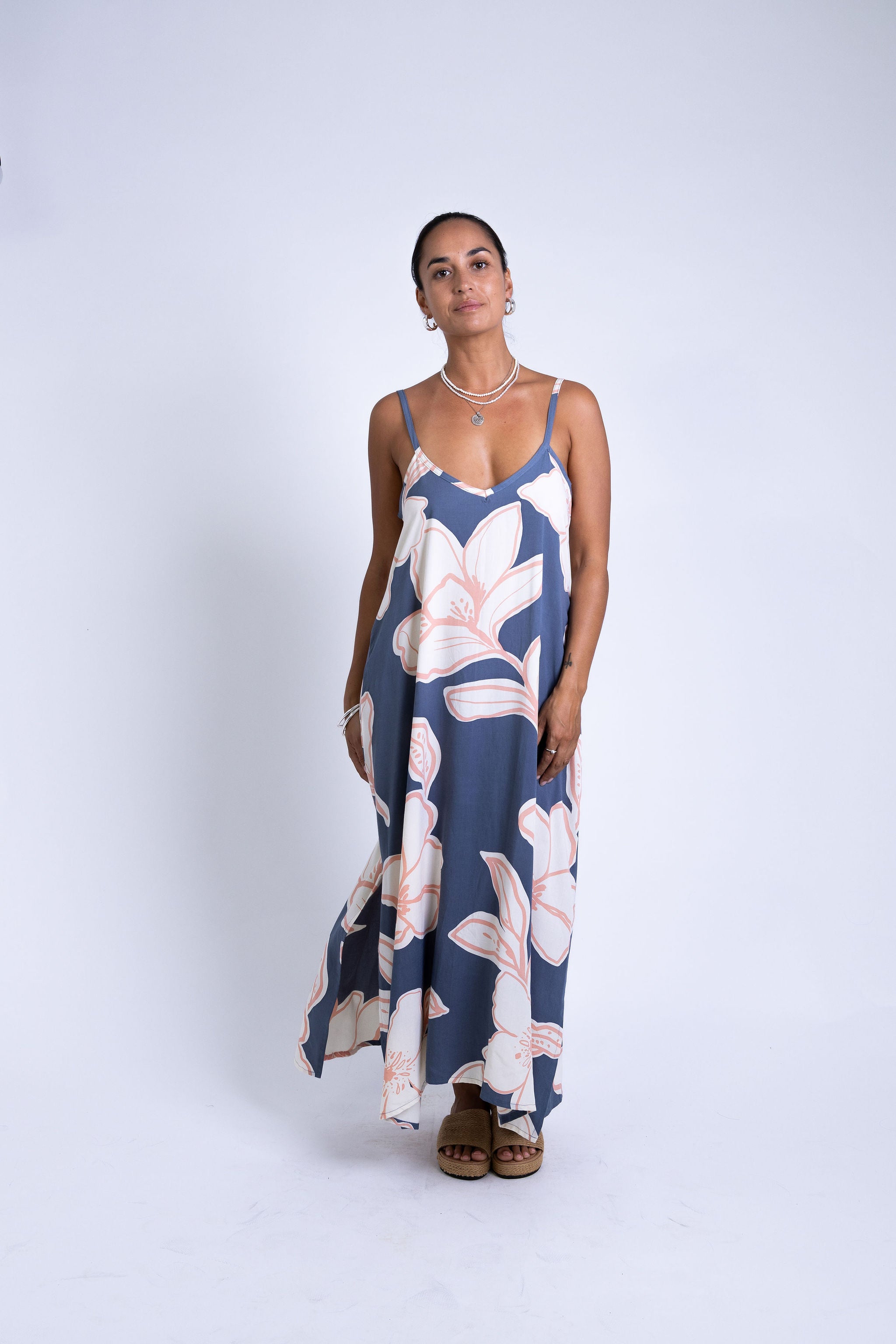 Navy Rara Manu Maxi
