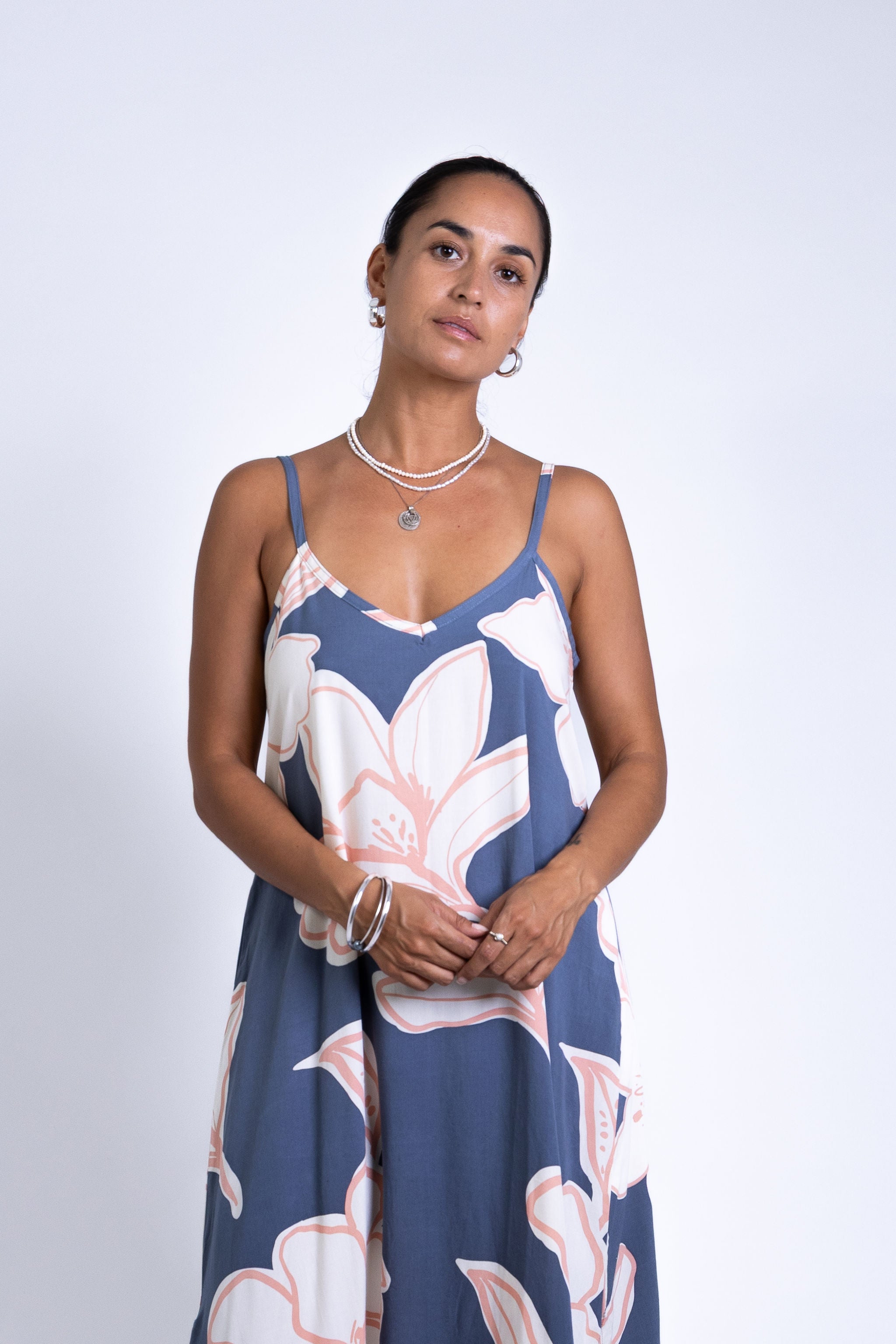 Navy Rara Manu Maxi