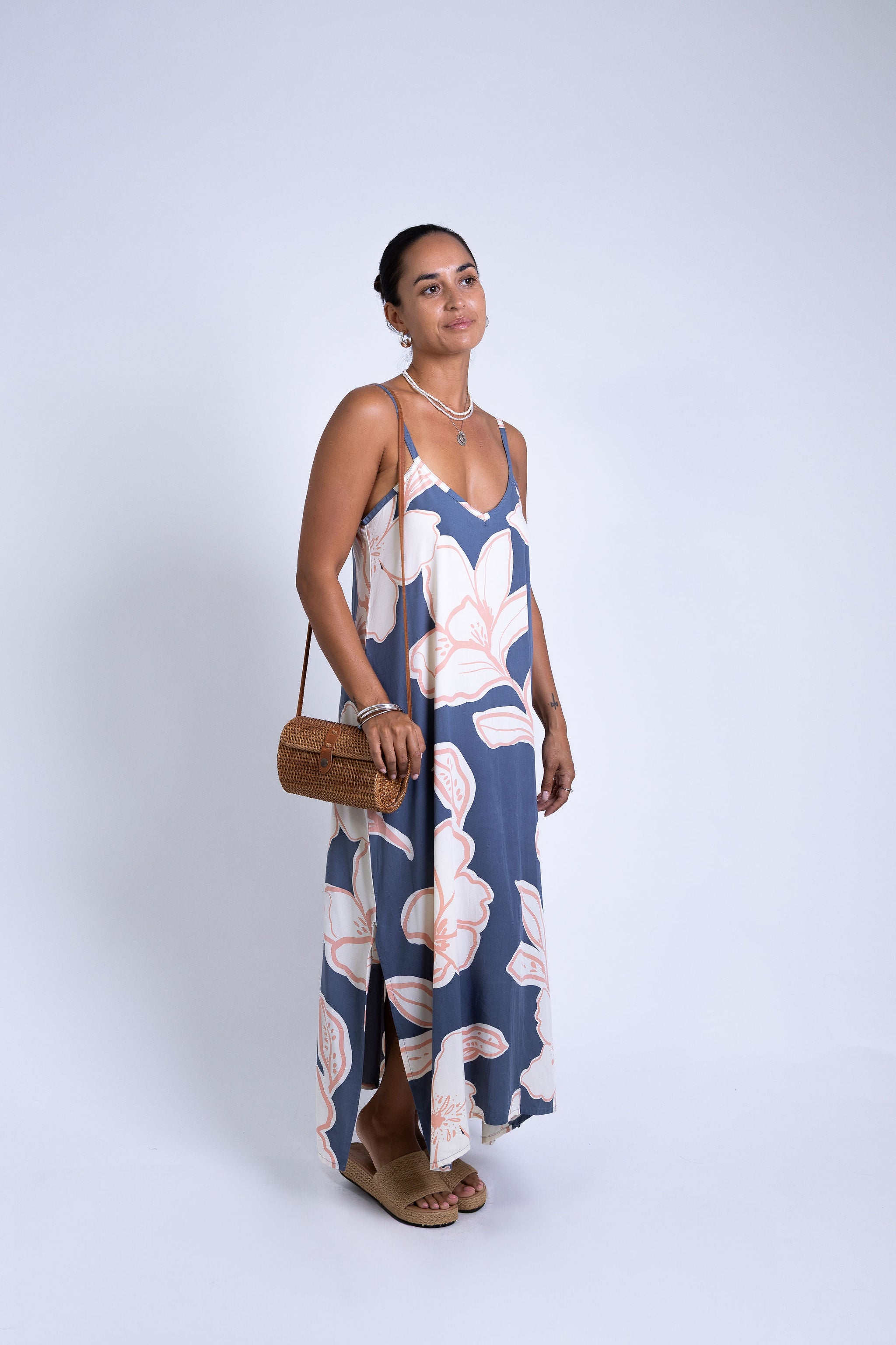 Navy Rara Manu Maxi