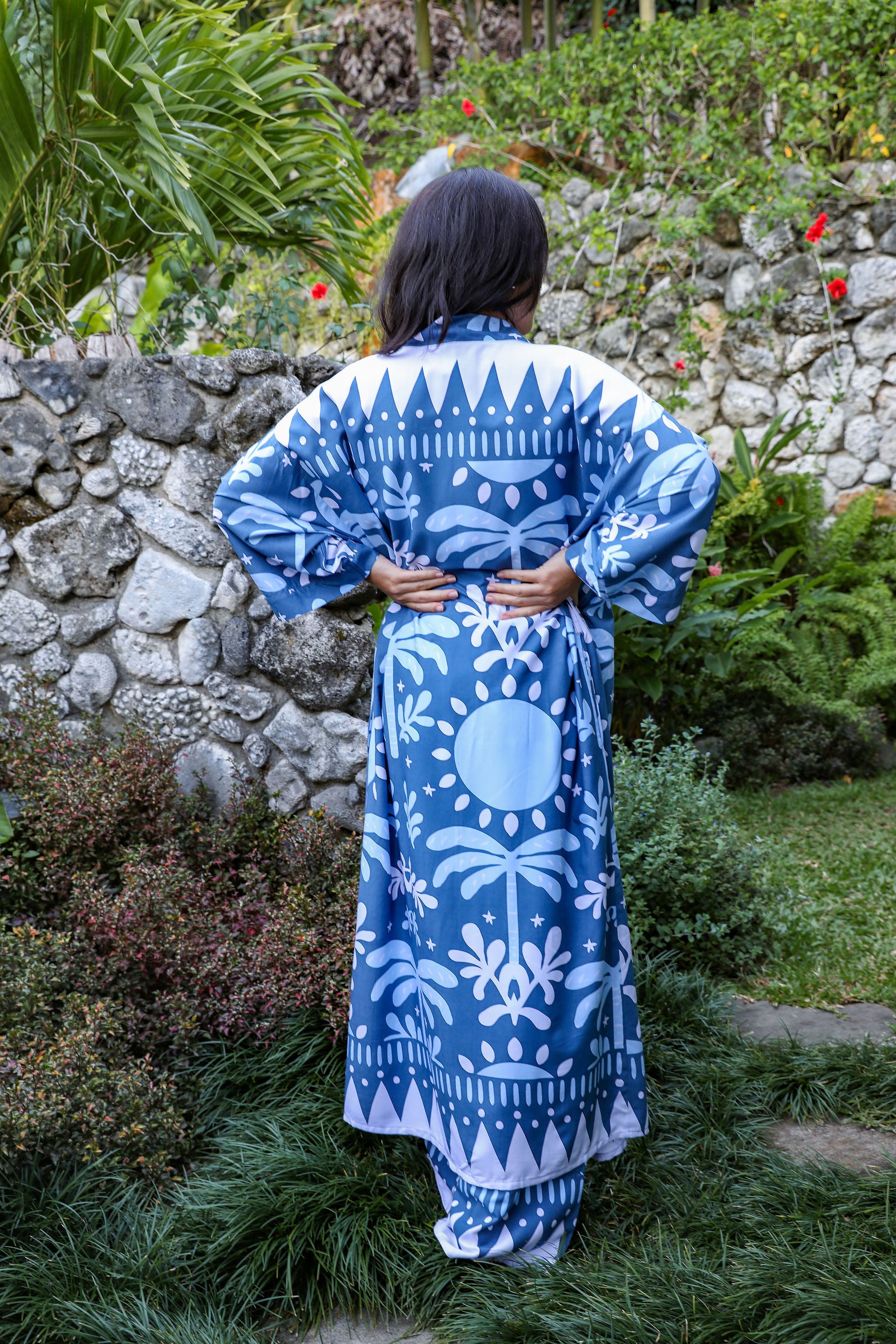 ITA-RA Blue Carly Kimono