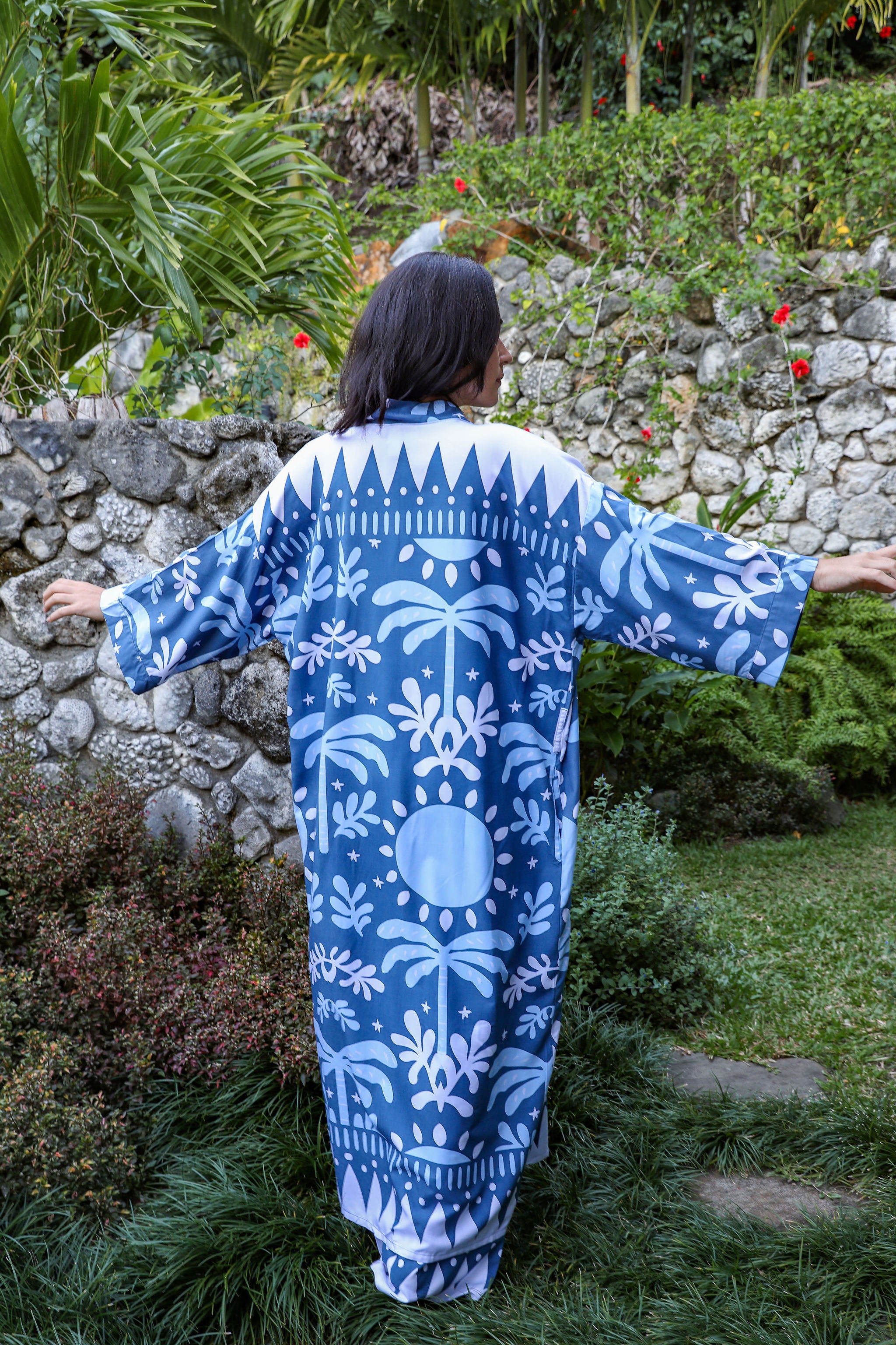 ITA-RA Blue Carly Kimono