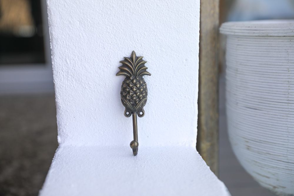 Small Brass Pineapple Hook