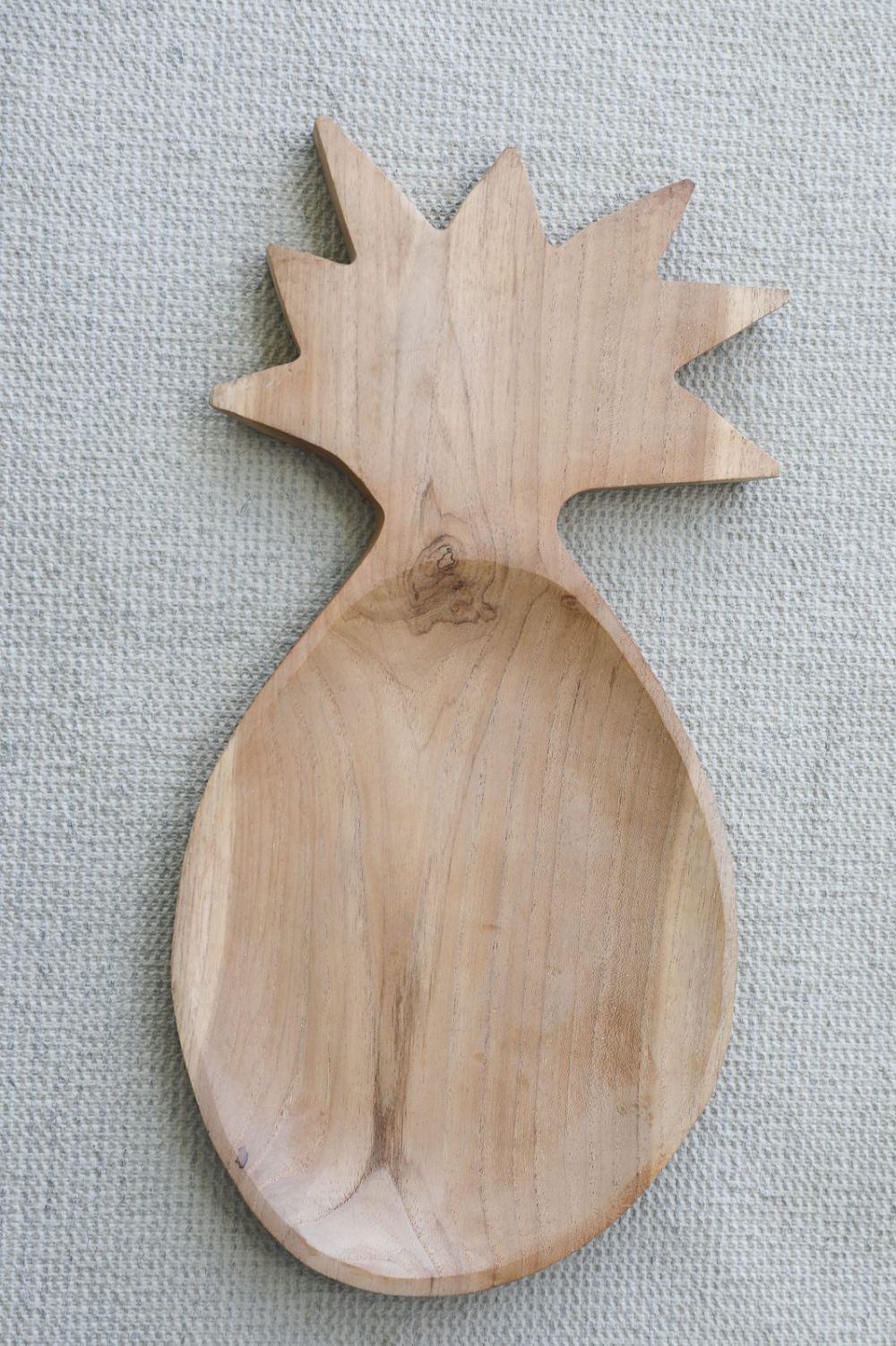 Pineapple Shape Wooden Serving Tray