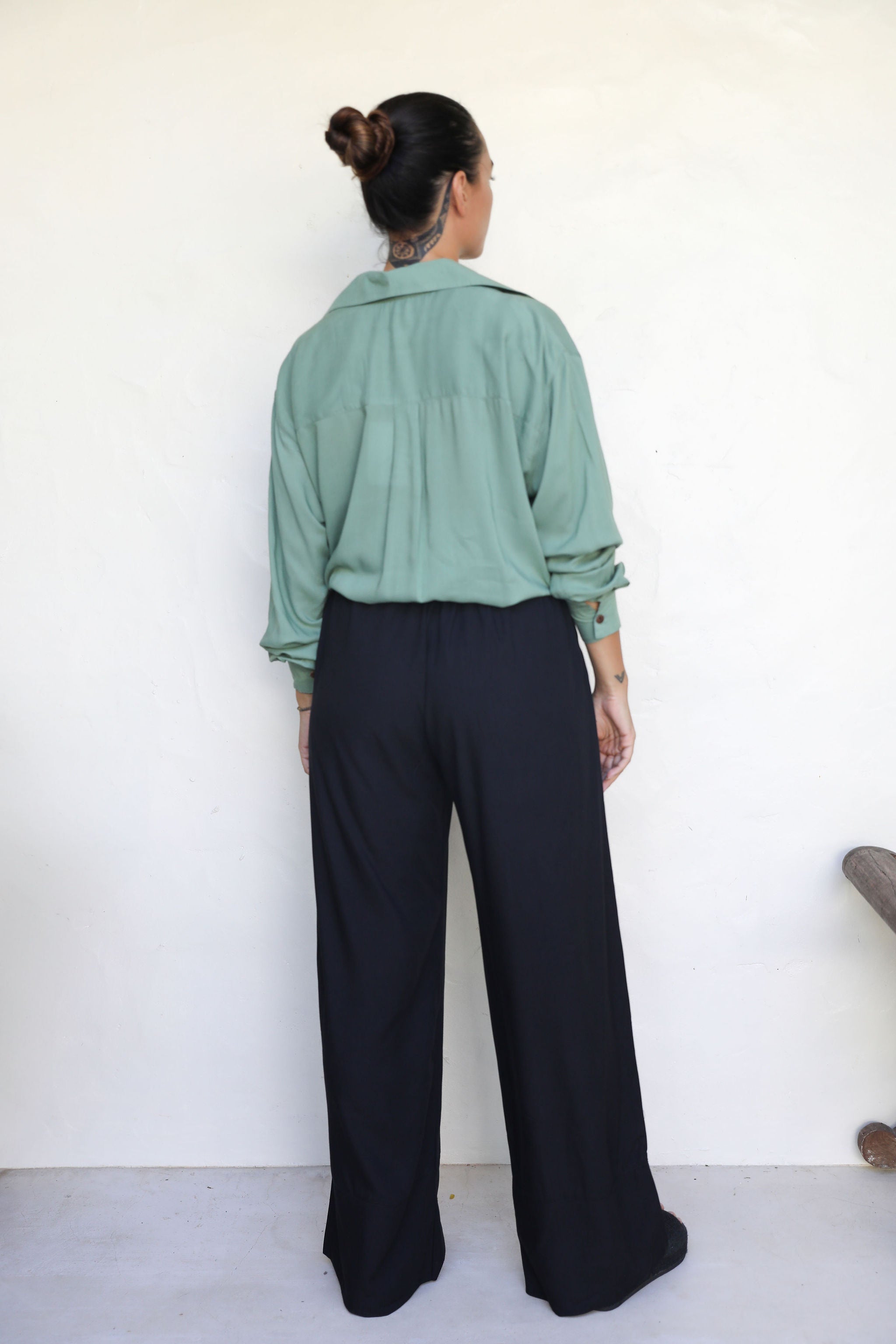 Palm Green Oversized Shirt