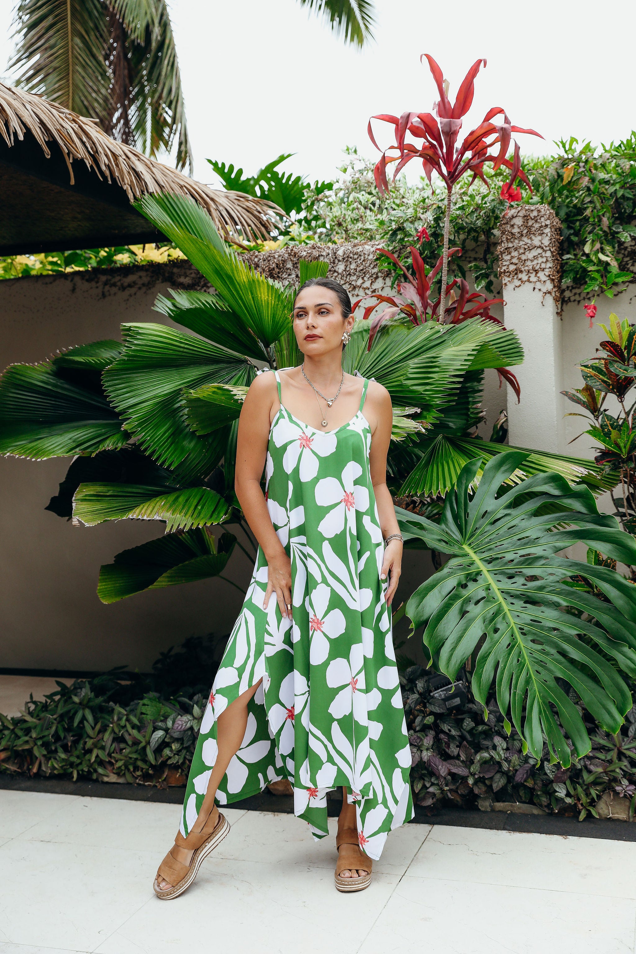 Kale Day Garden Motu Maxi Dress