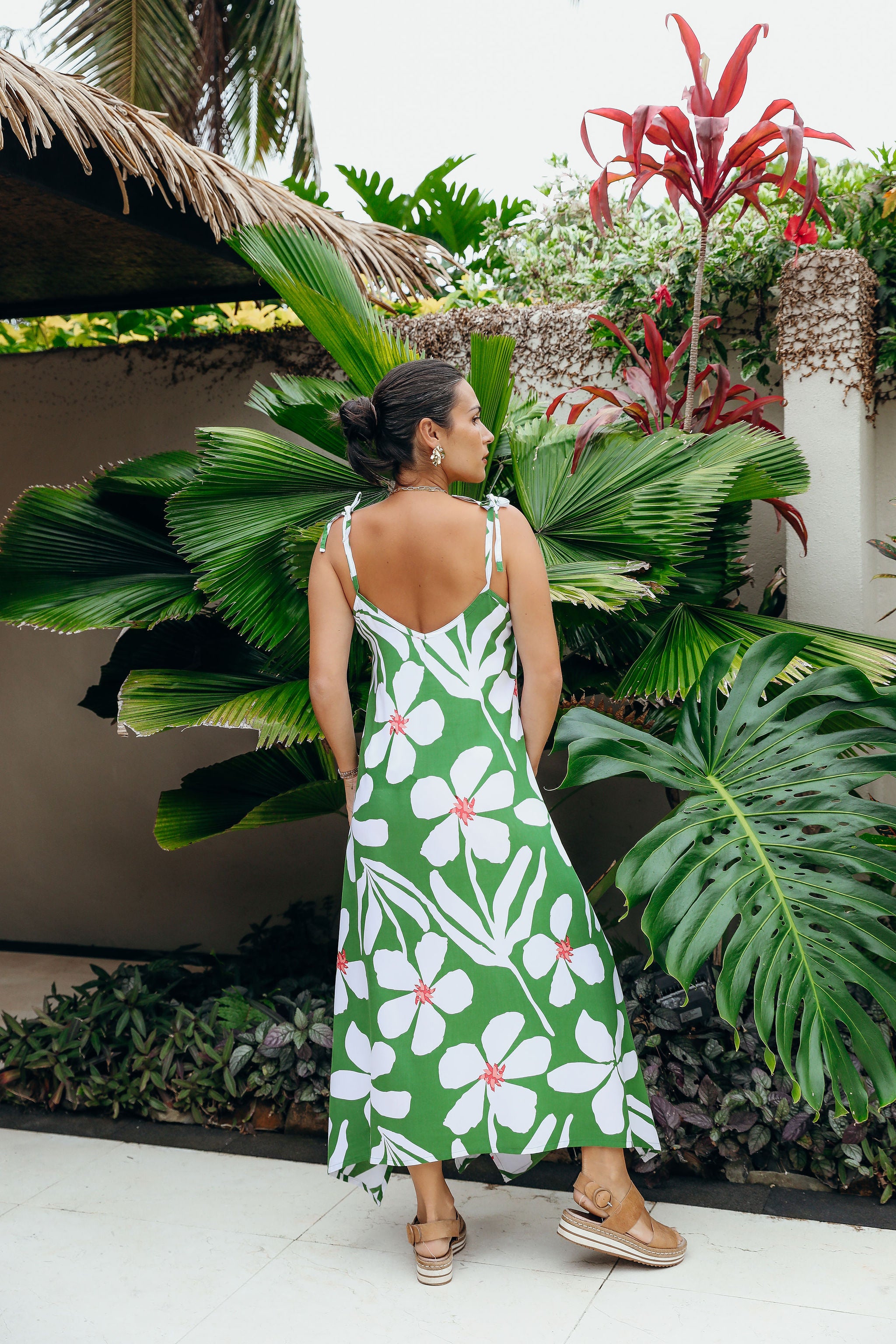 Kale Day Garden Motu Maxi Dress