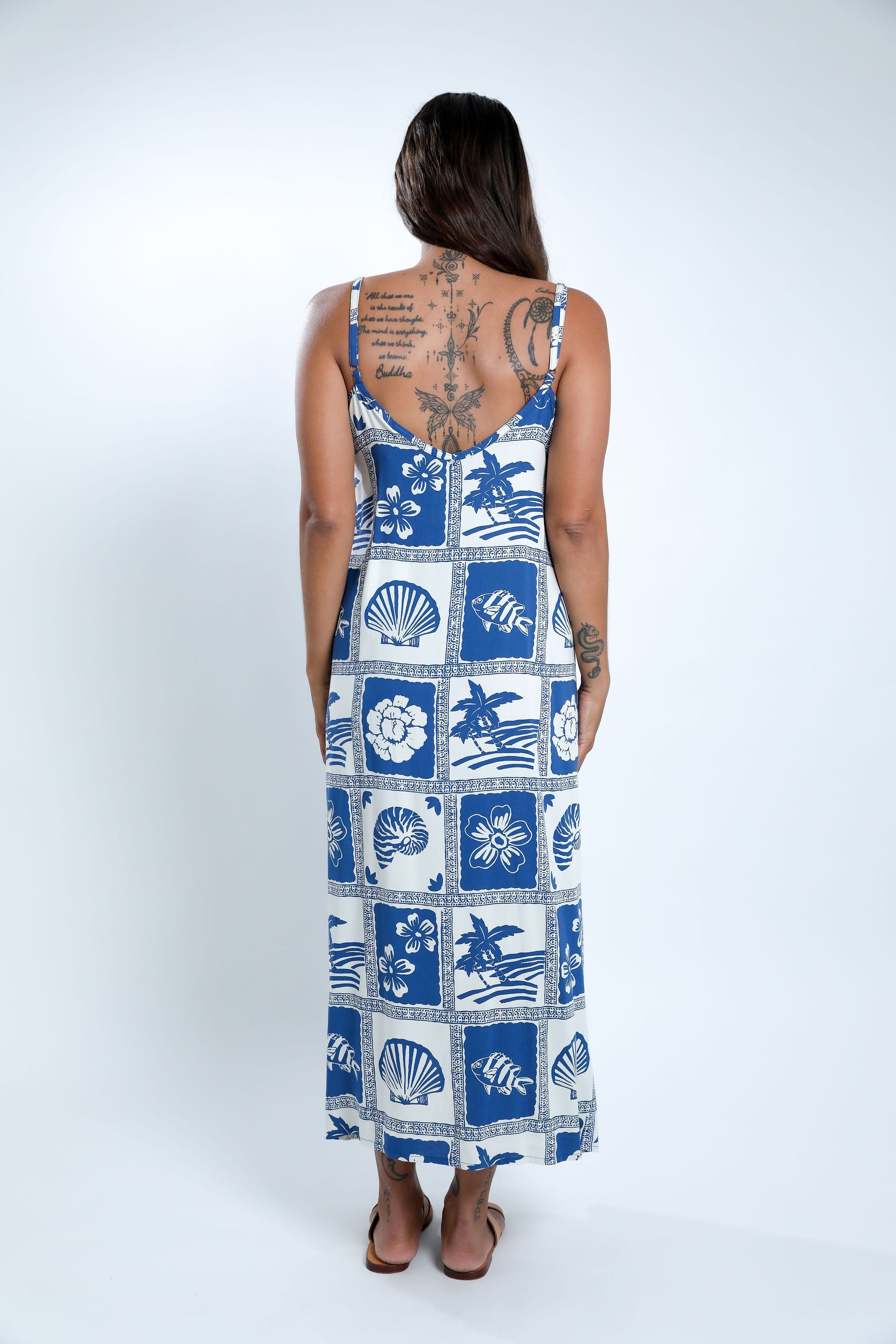 Navy Vaca Manu Maxi
