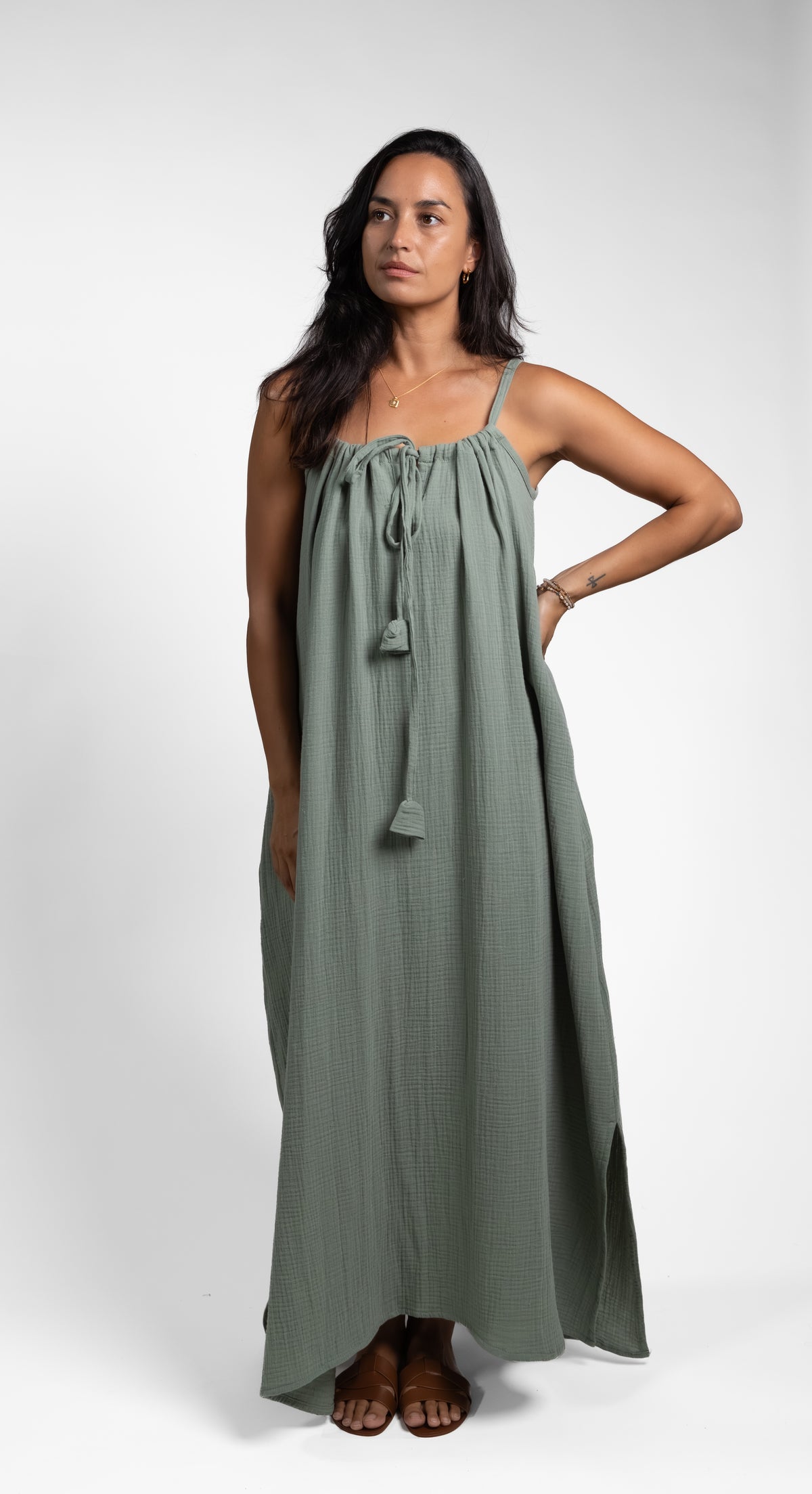 Khaki Skye Maxi