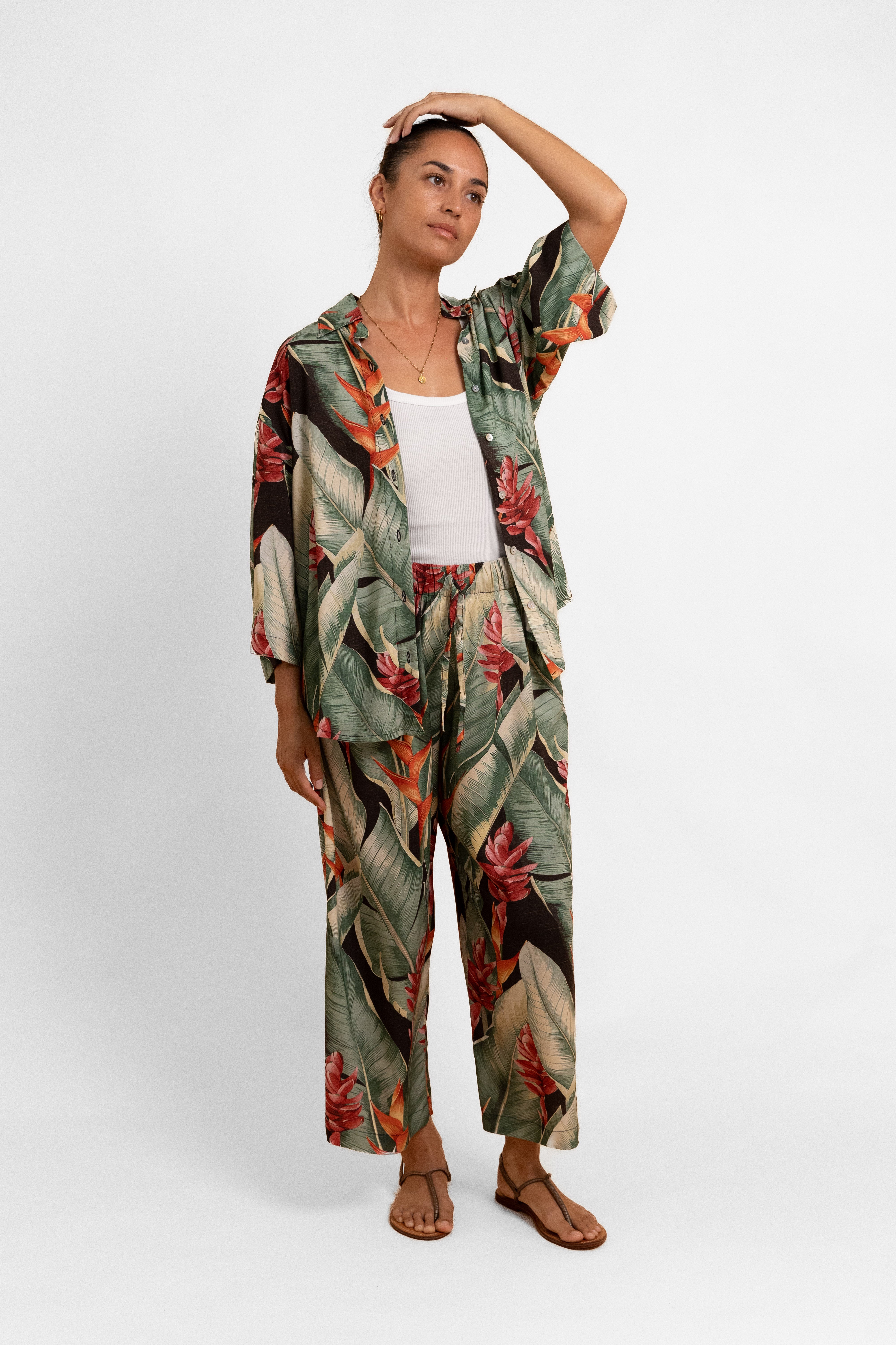 Heliconia Nohanna Scarlett Shirt
