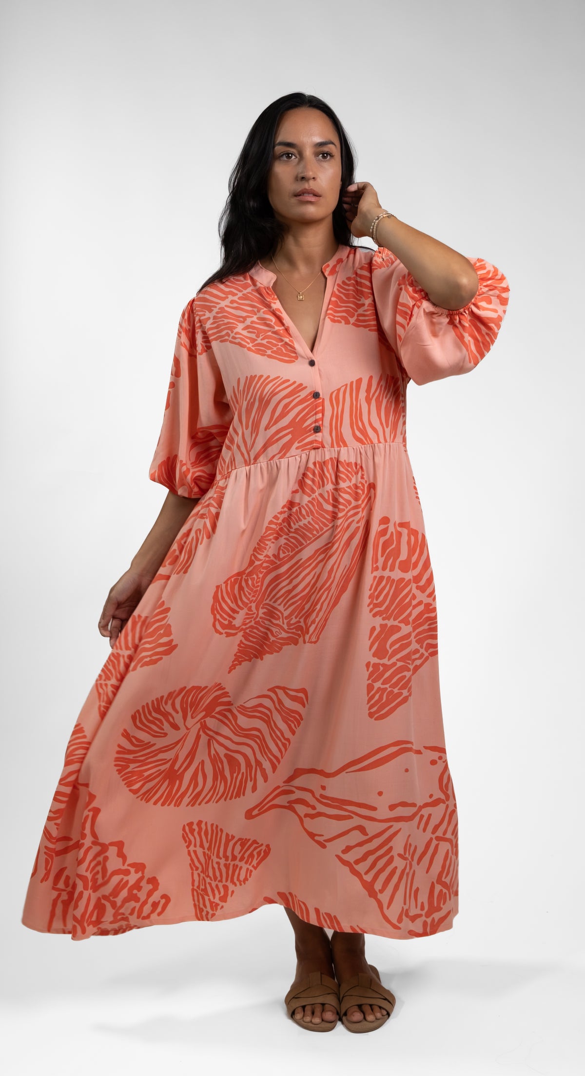 Peach Moana Shell Tina Mumu
