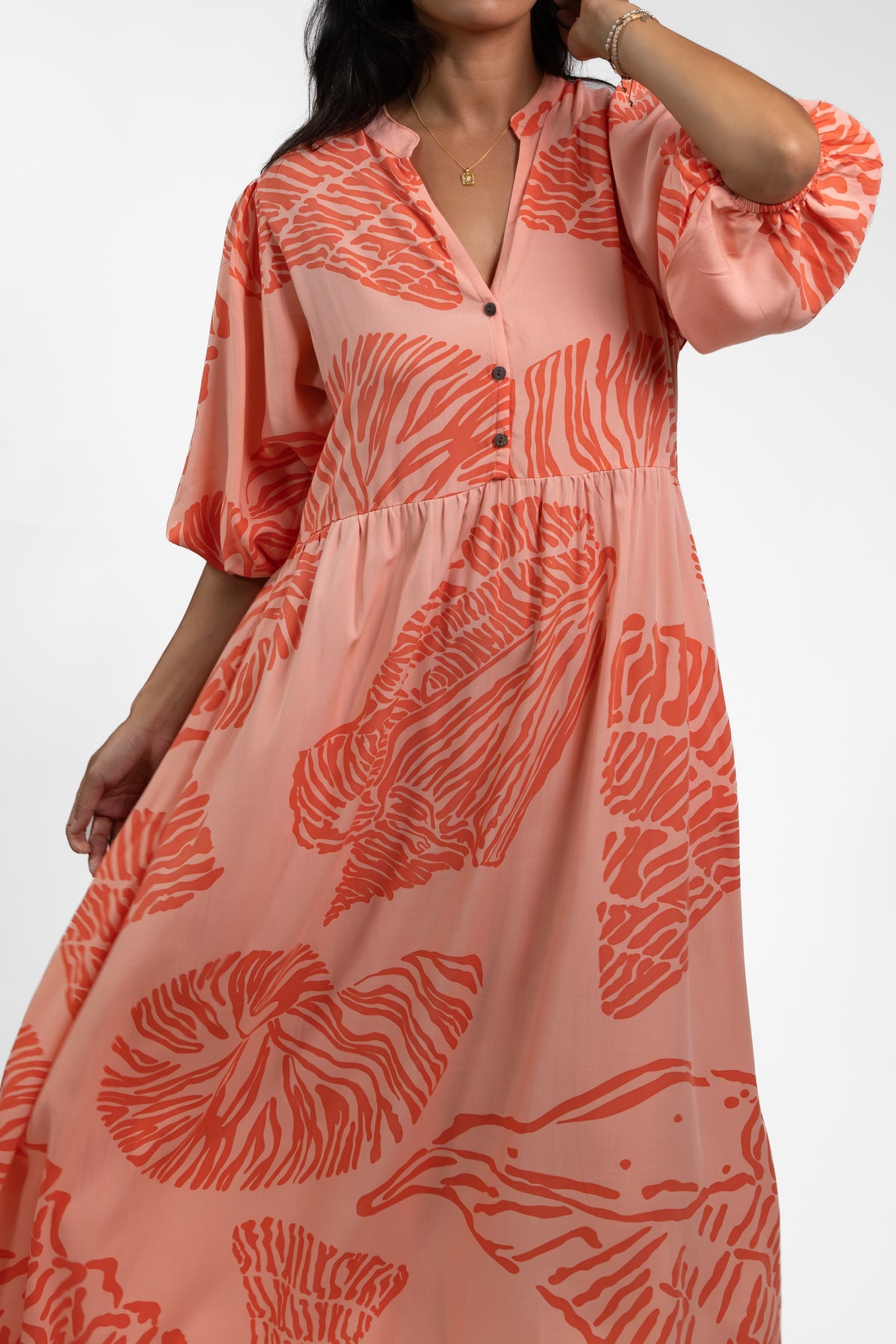 Peach Moana Shell Tina Mumu