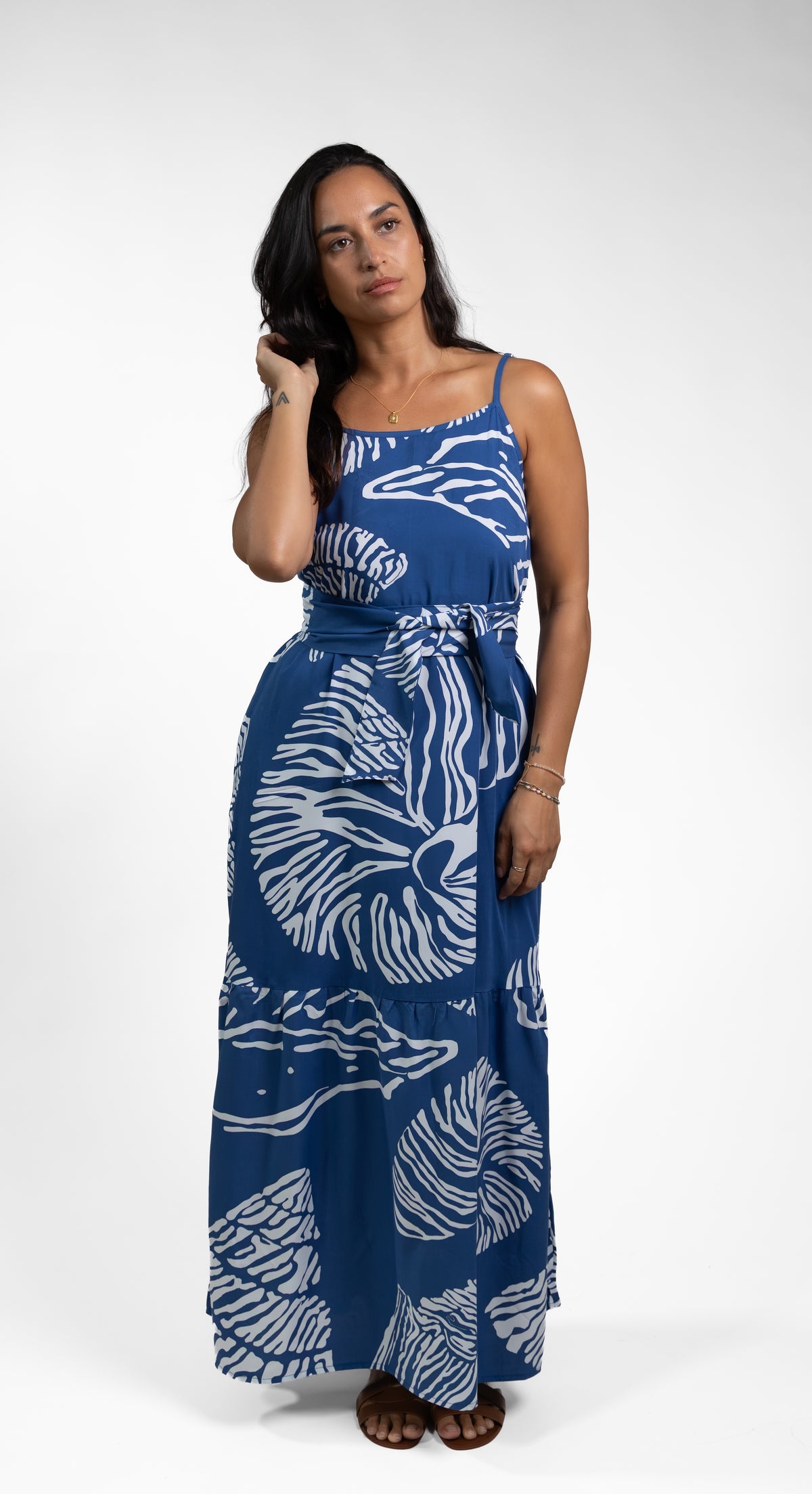 Navy Moana Shell Rama Maxi