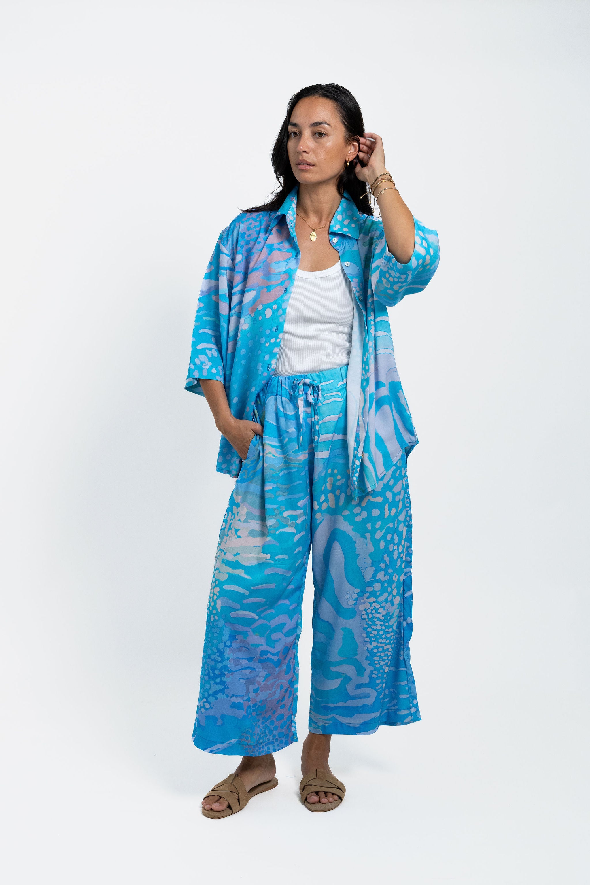 Blue Parrot Fish Nohanna Shirt