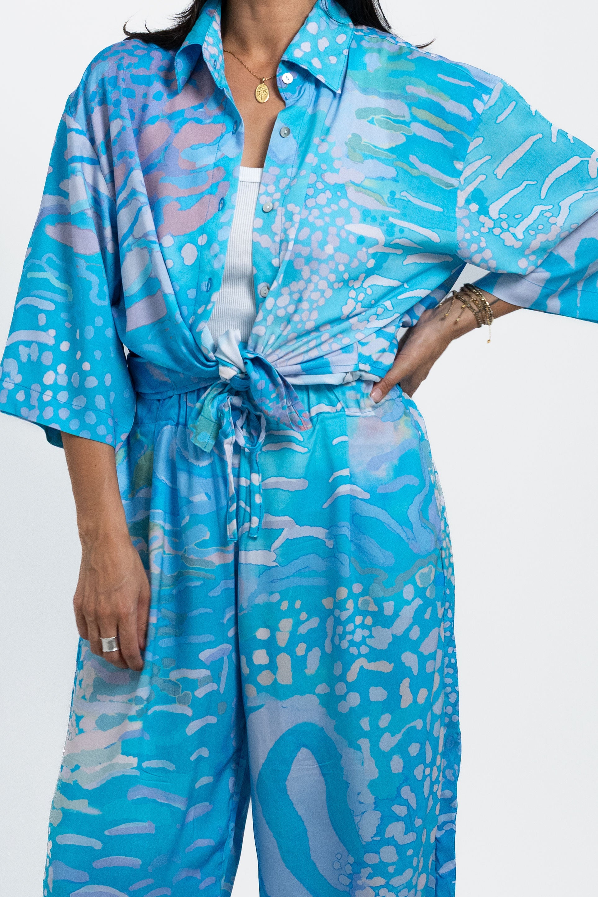 Blue Parrot Fish Nohanna Shirt