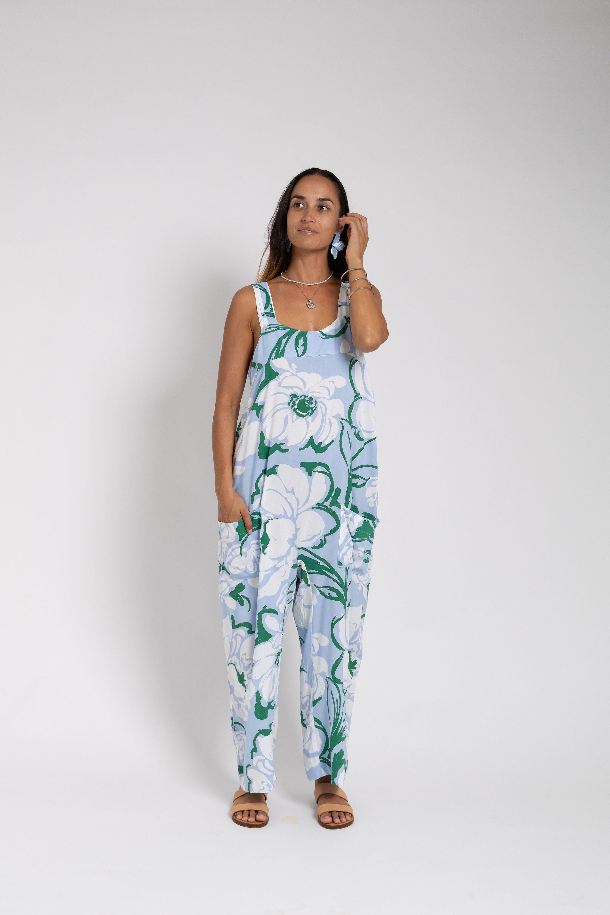 Summer Blue Taina Minar Jumpsuit