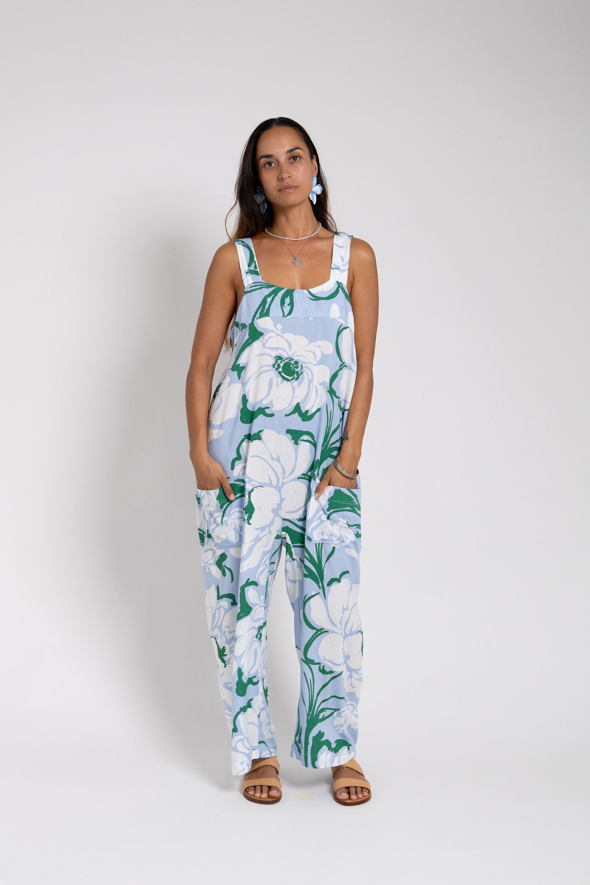 Summer Blue Taina Minar Jumpsuit