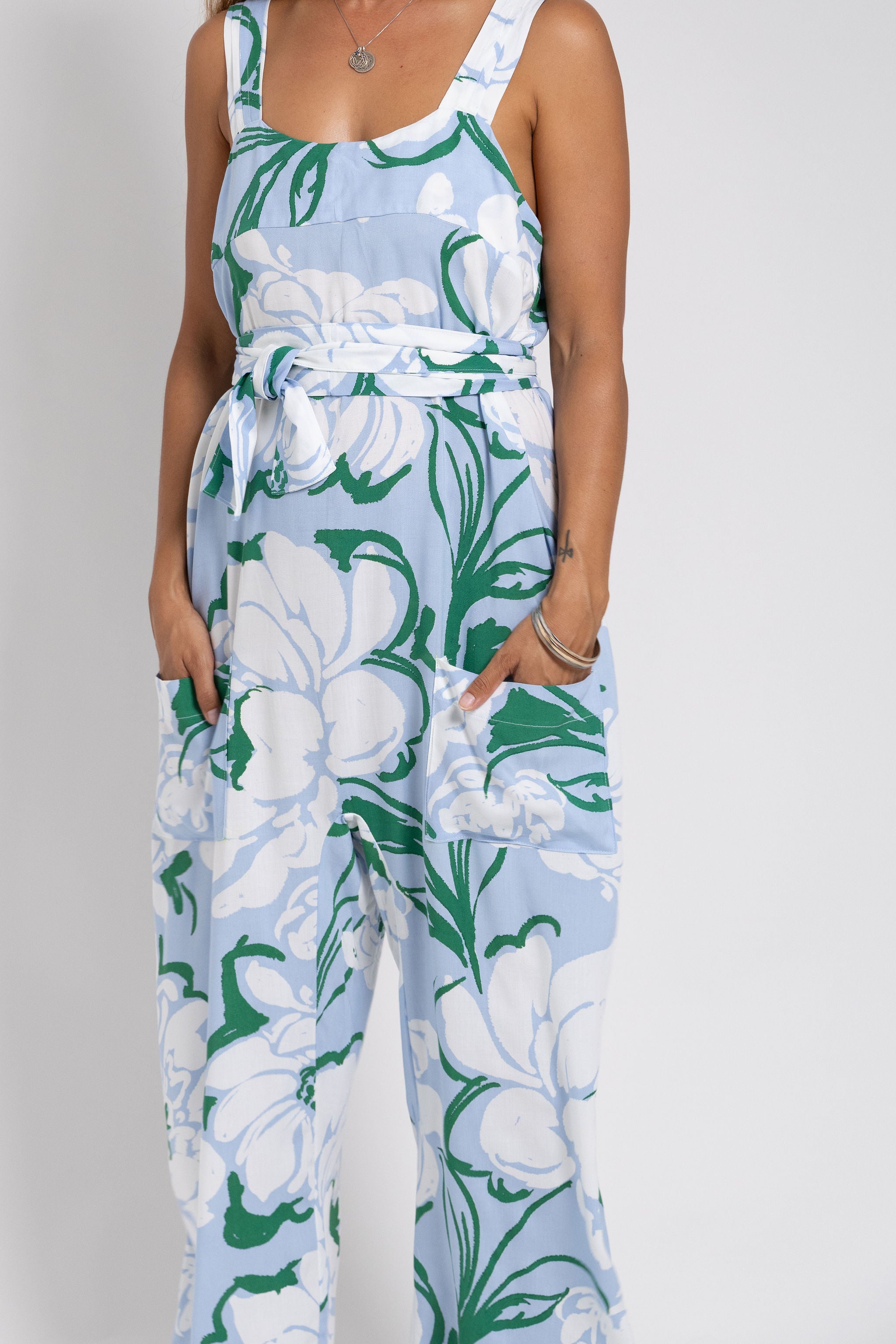 Summer Blue Taina Minar Jumpsuit
