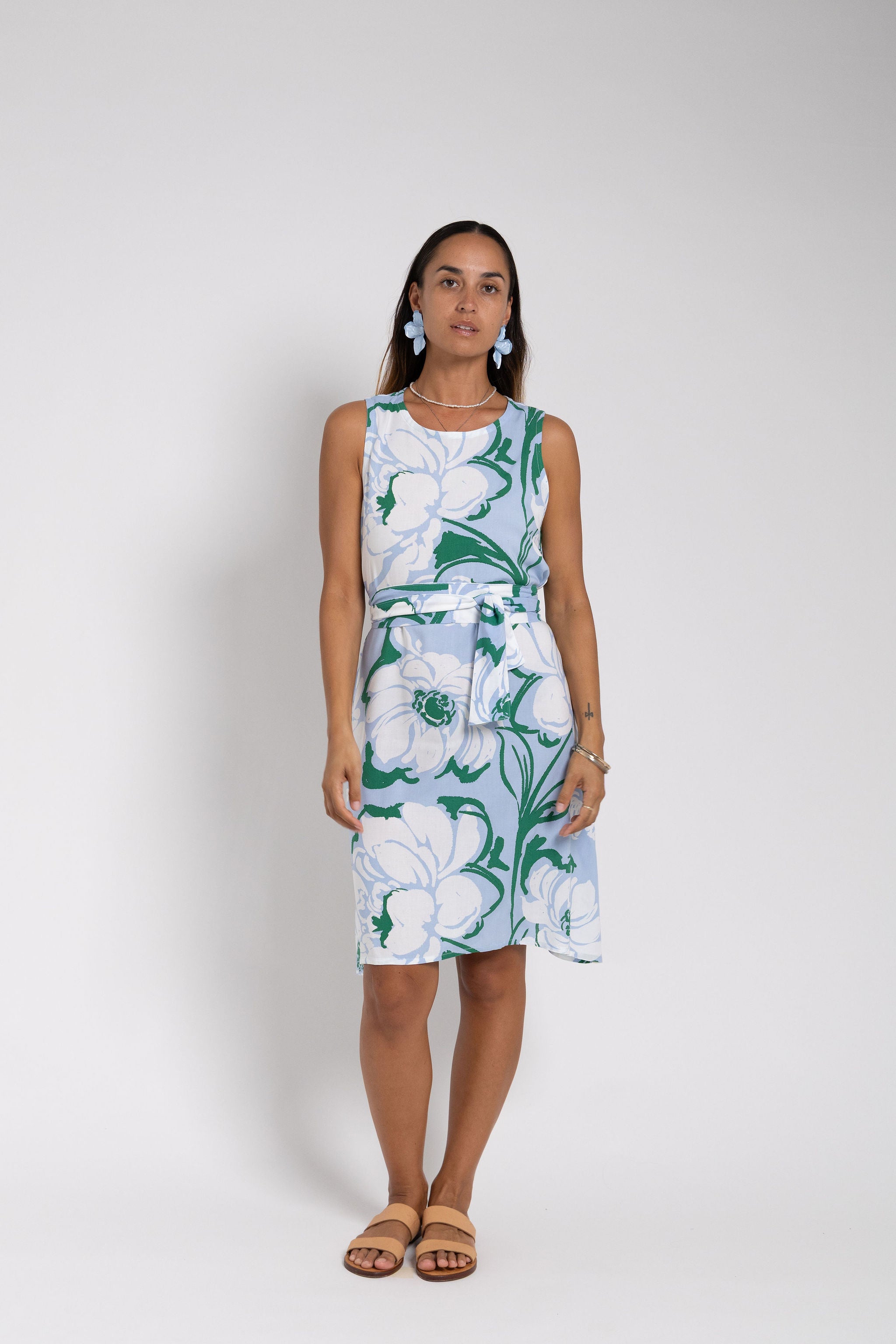 Summer Blue Taina Mini Mere Dress