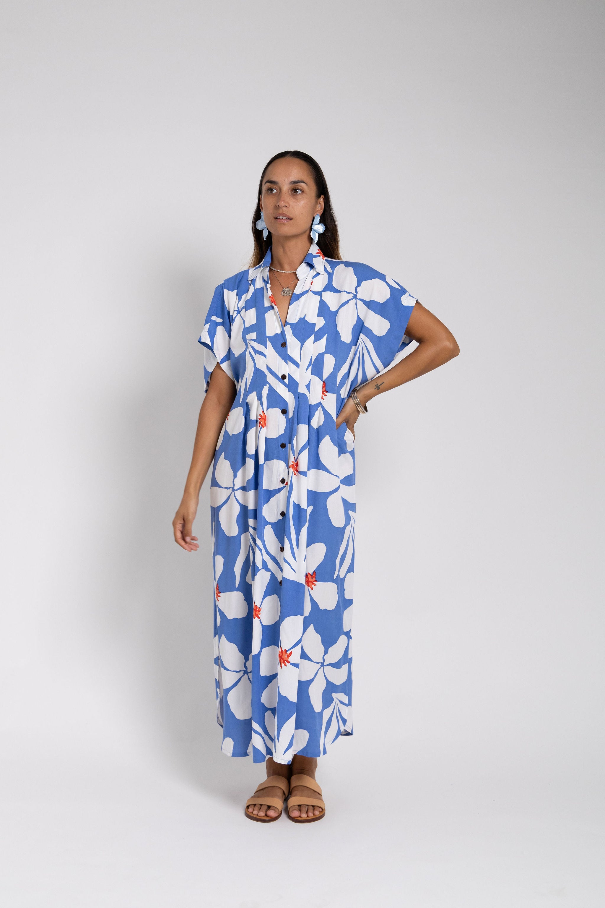 Blue Day Garden Nora Kaftan
