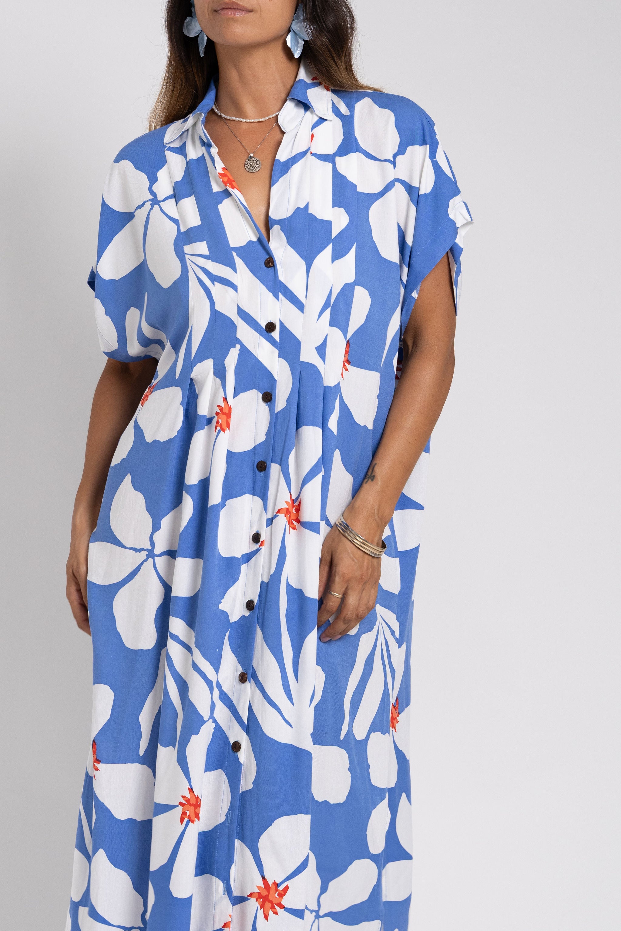 Blue Day Garden Nora Kaftan