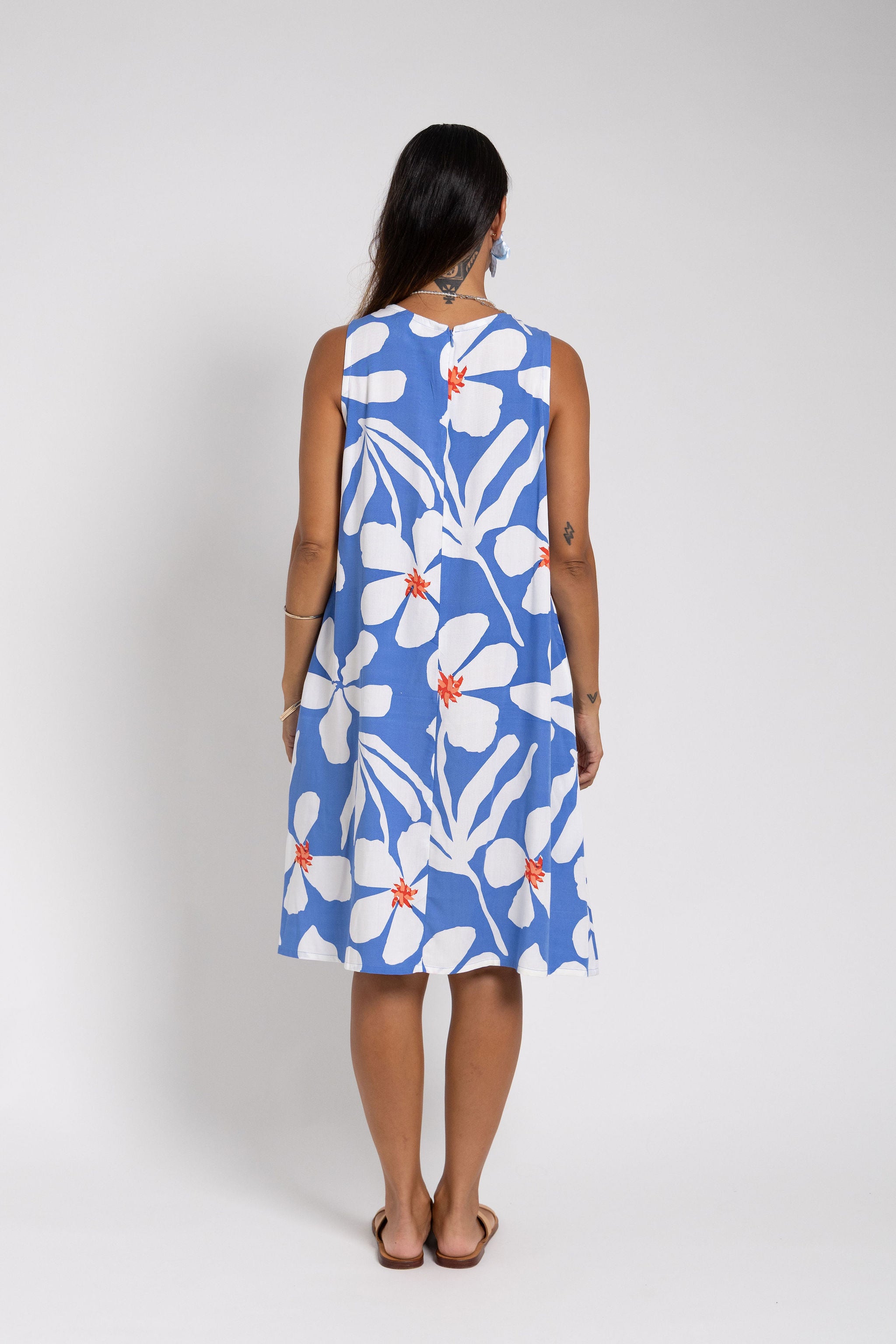 Blue Day Garden Mini Mere Dress