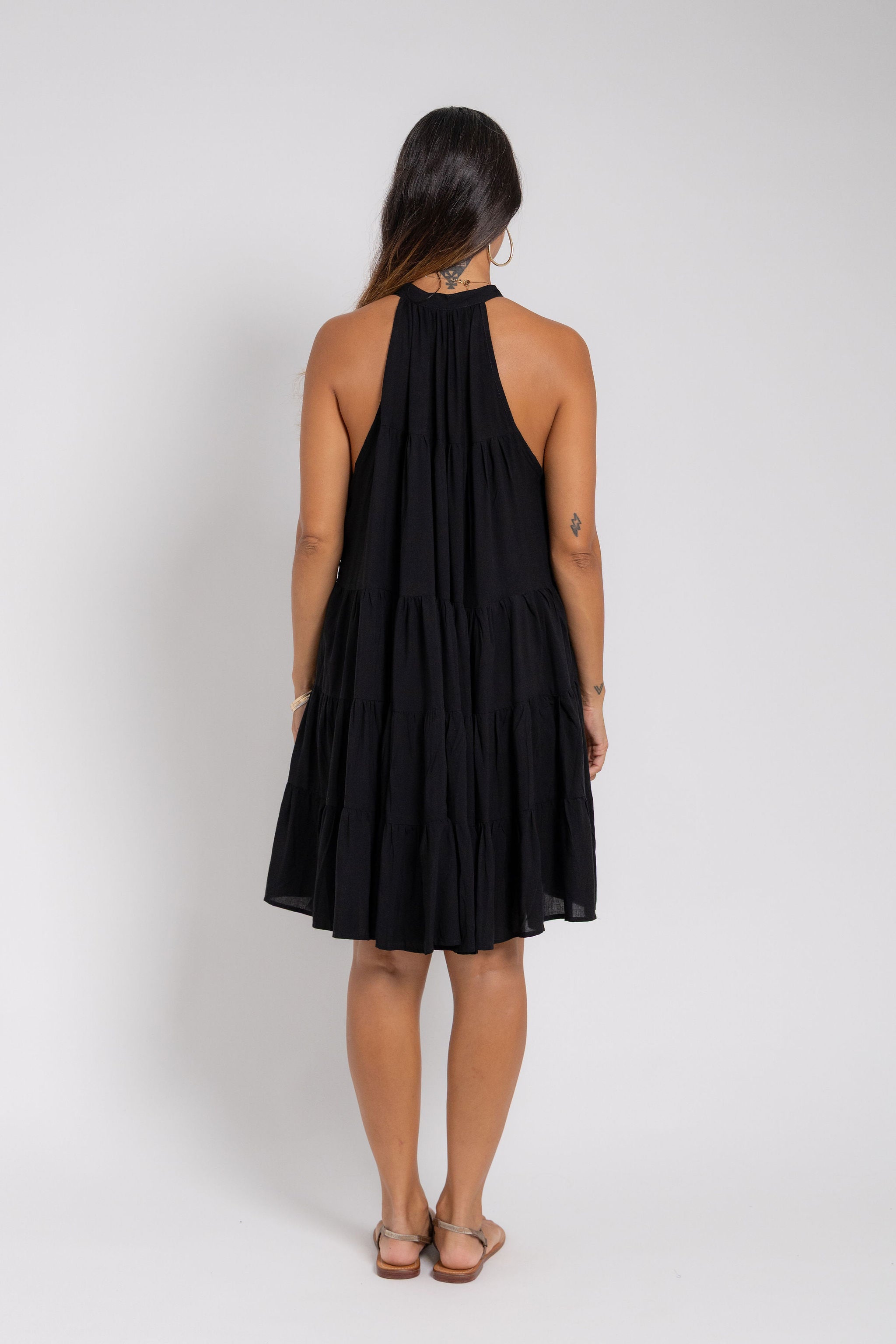 Black Light Weight Mini Dress
