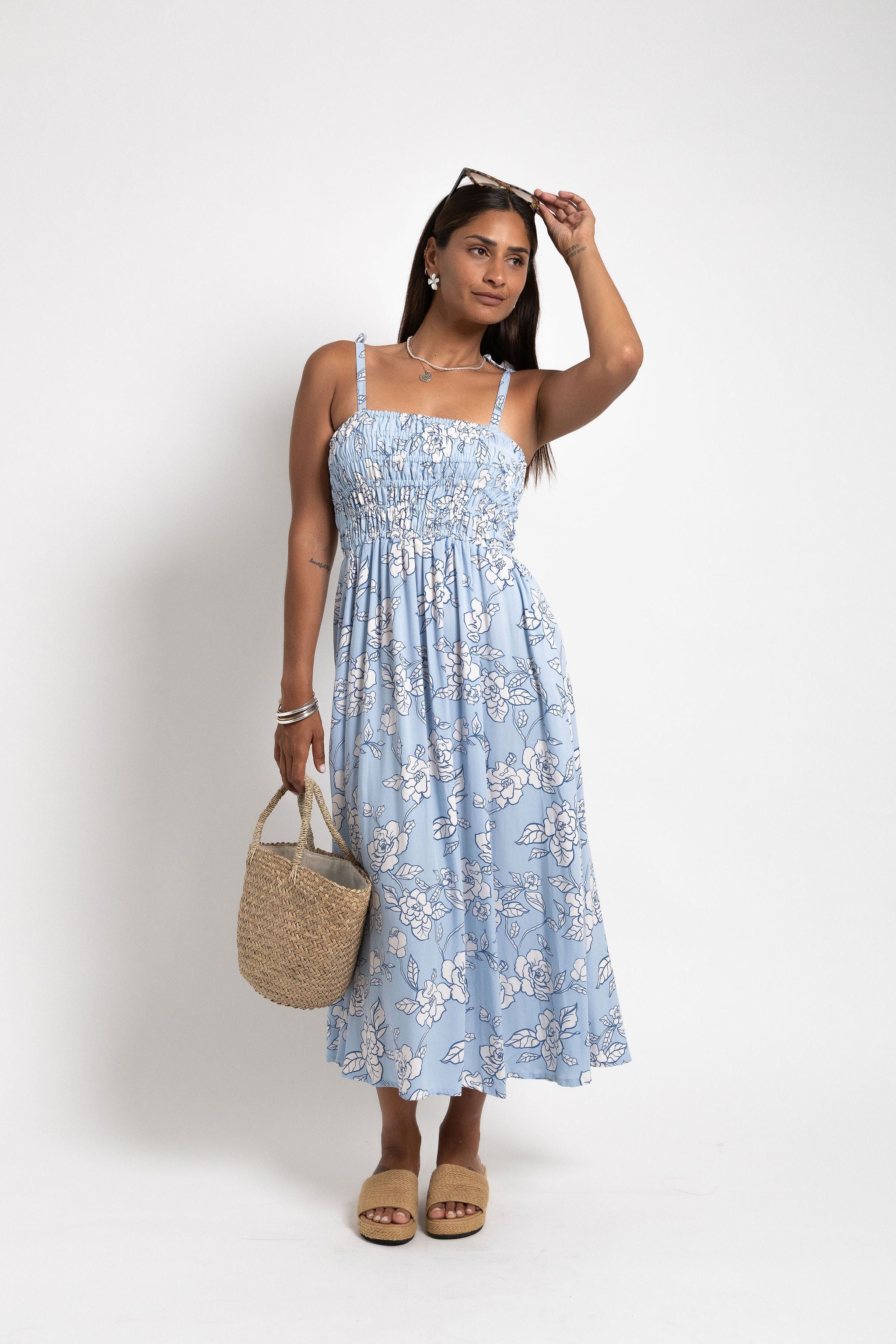 Sky Blue Taina Chloe Dress