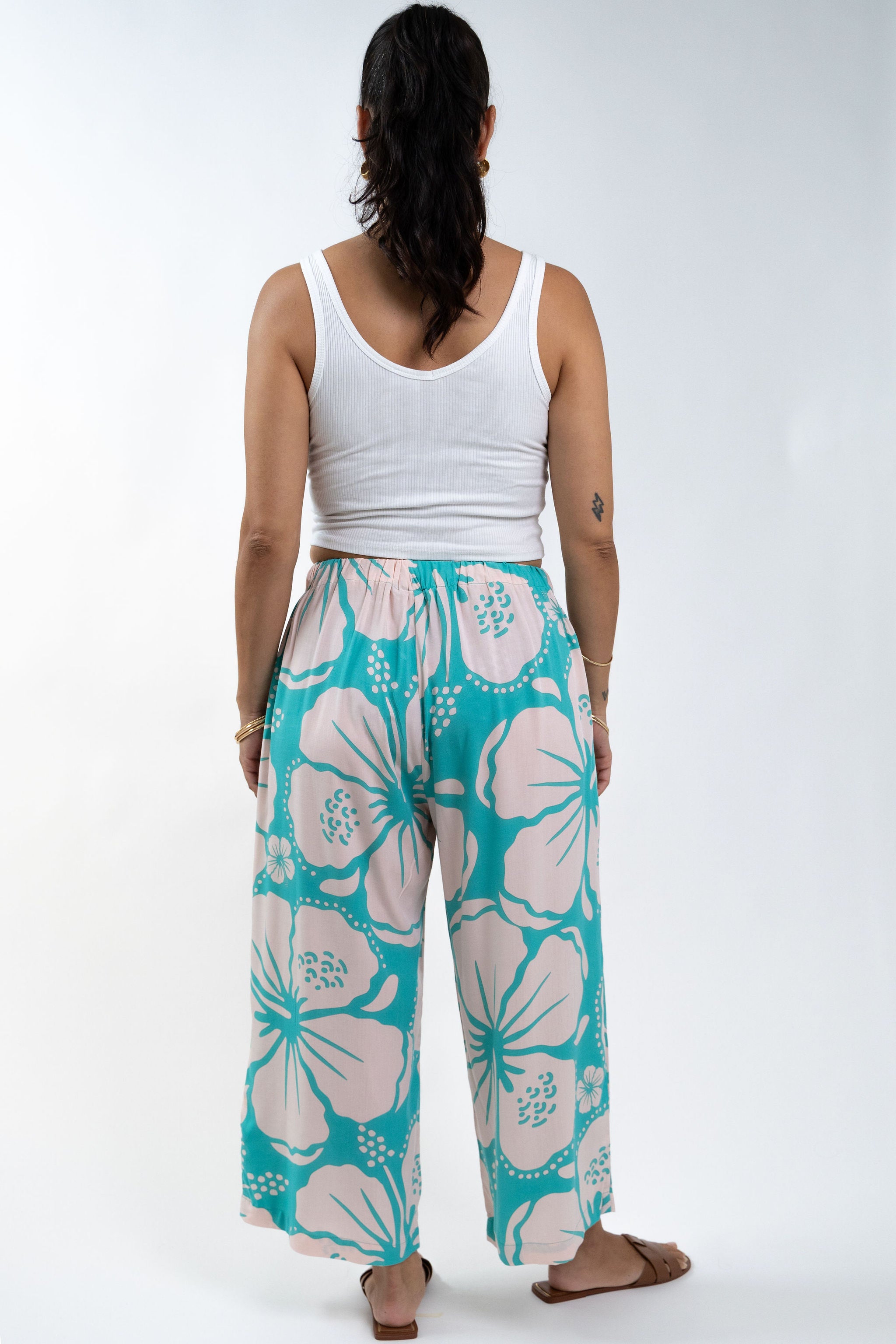 Pink Kaute Ori Cropped Grace Pant