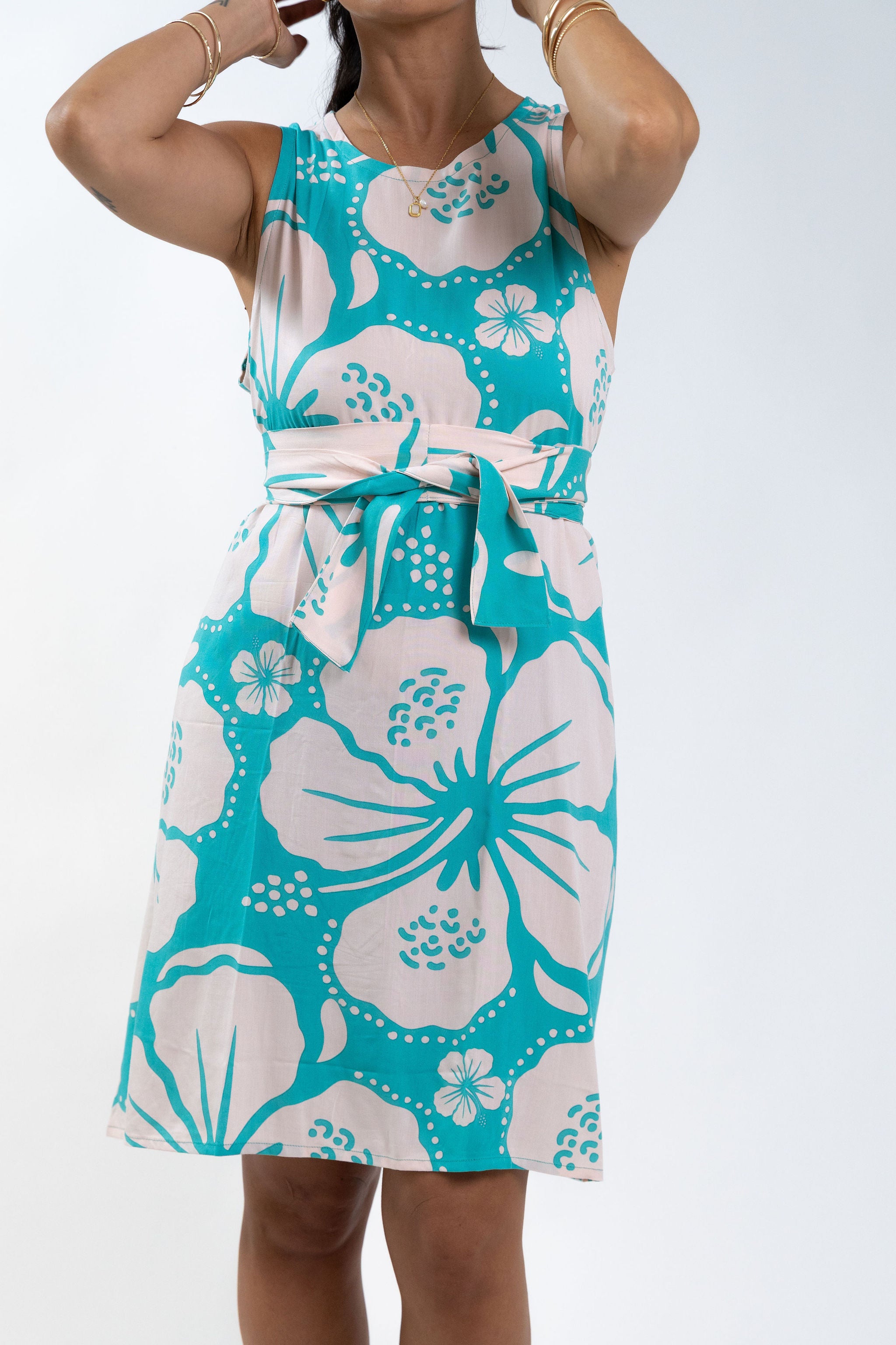 Pink Kaute Ora Mere Mini Dress