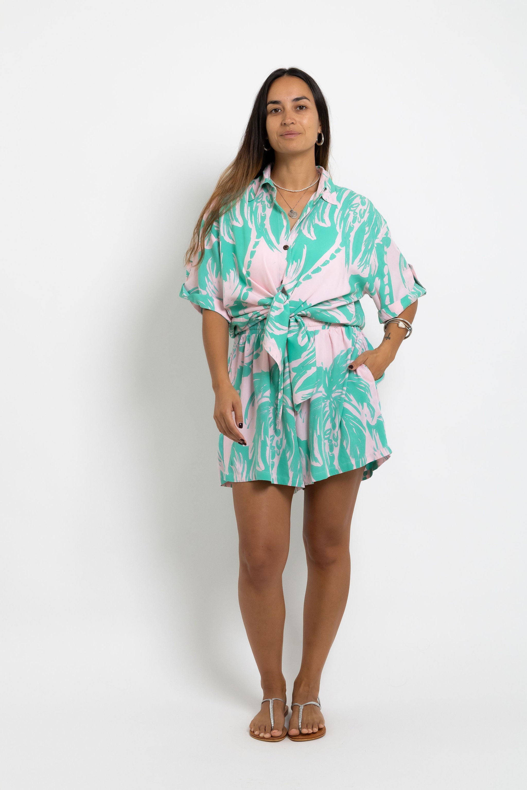 Pink Jade Coconut Swell Scarlett Shirt