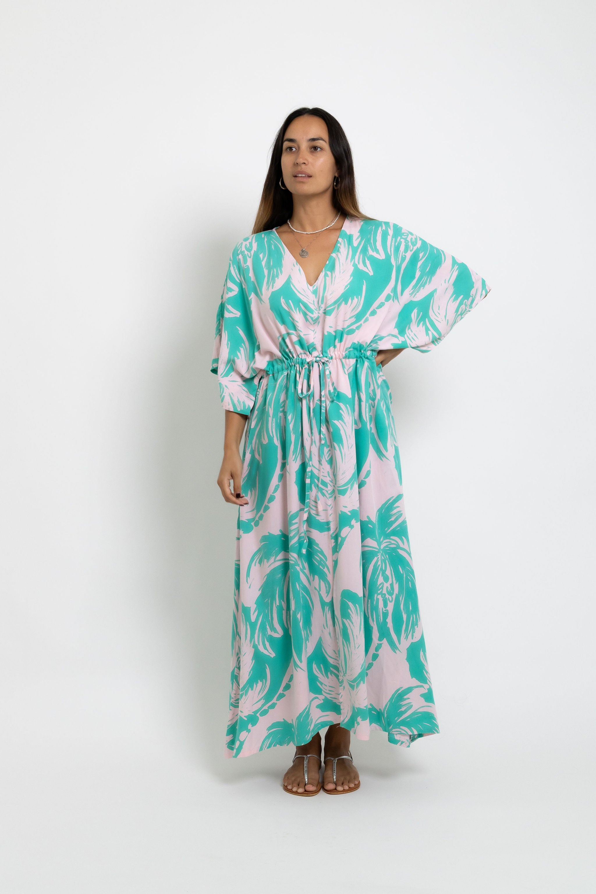 Pink Jade Coconut Swell Rene Kaftan